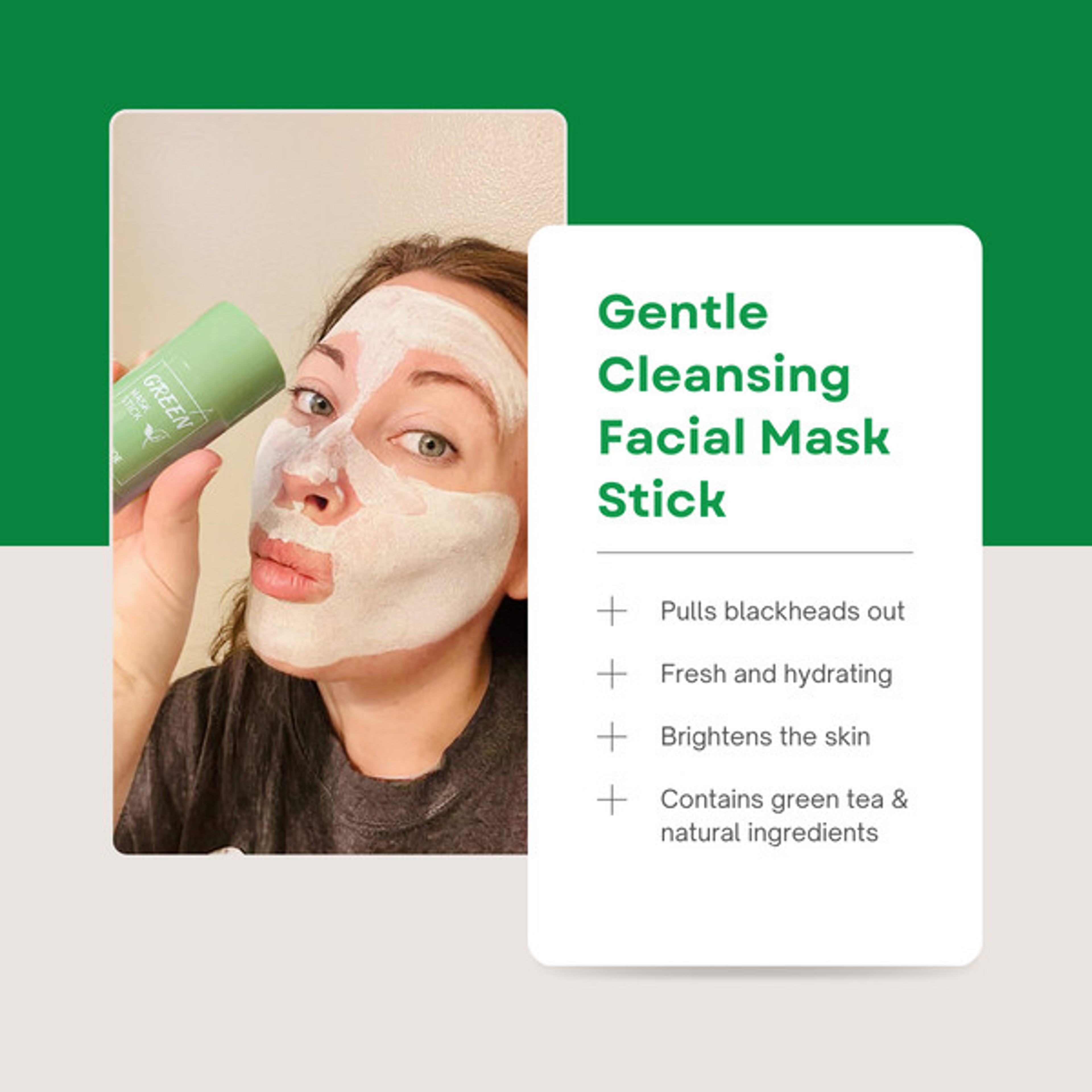 Revolutionary Cleansing Stick Facial Mask for Enhanced Moisturizing & Oil Control for Women Men All Skin Types 4