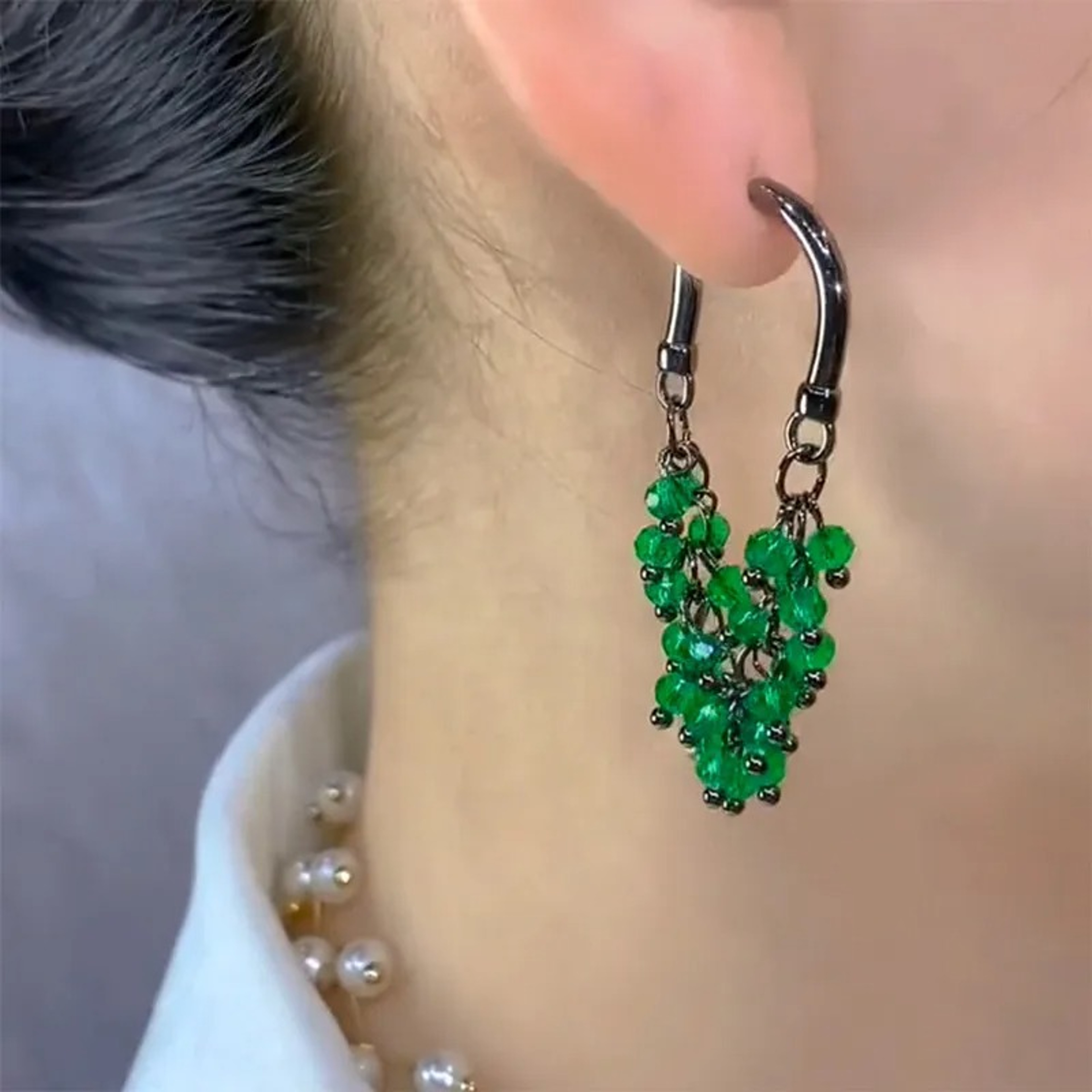 Shop Womens Crystal Beaded Earrings