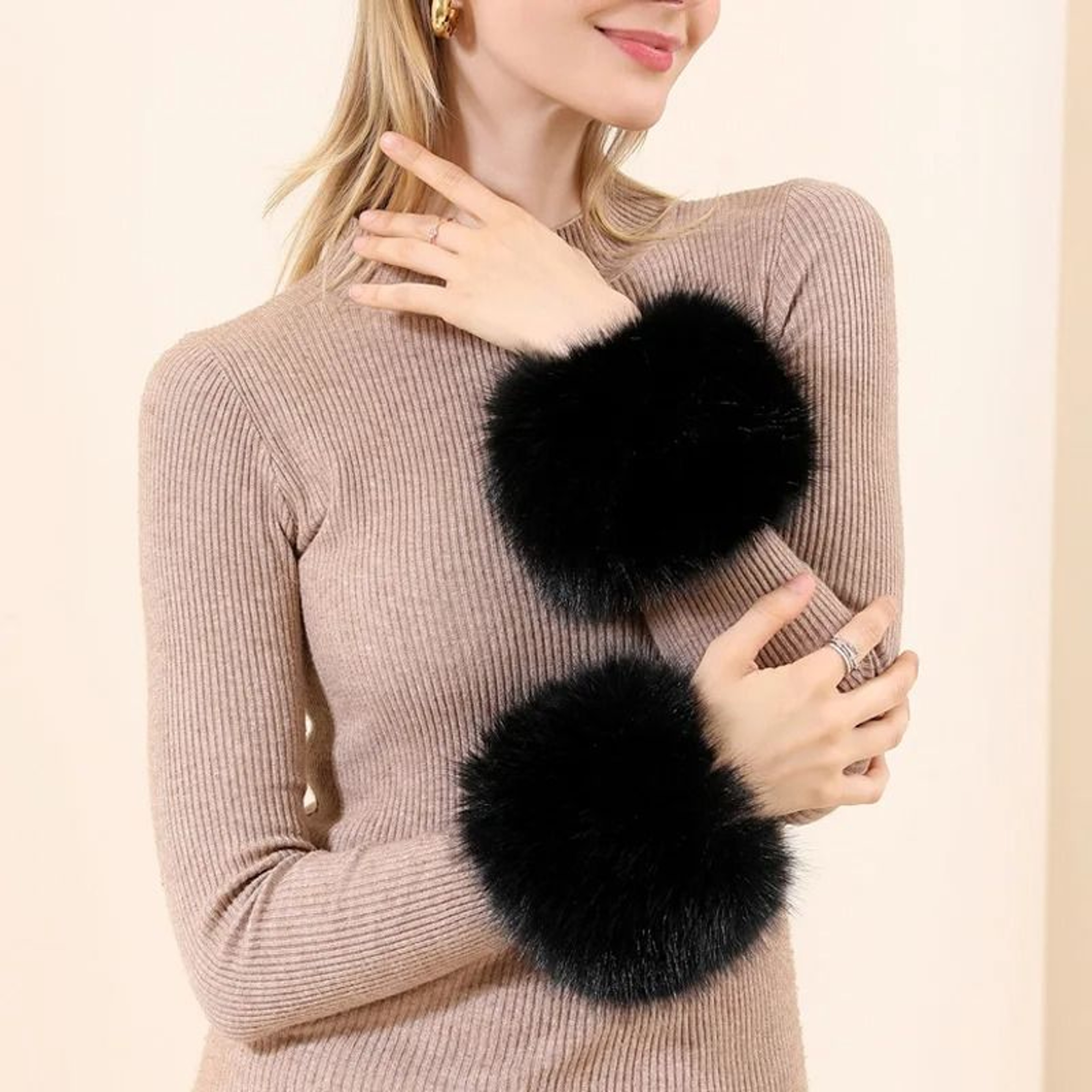 Winter Fashion Wrist Cuffs