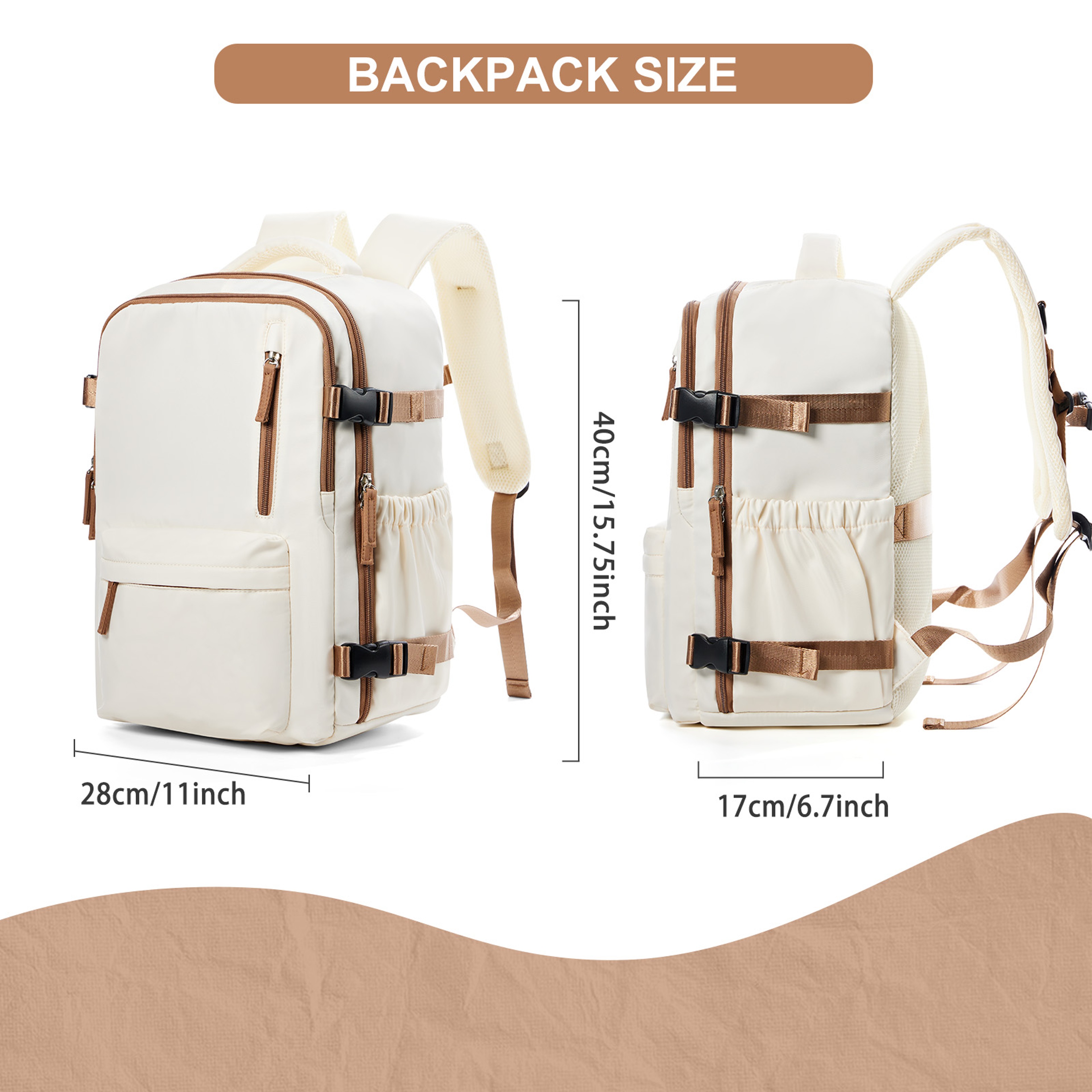 Men's Travel Backpack, Waterproof Business Cabin Bag, Large Multi-Functional Backpack for Everyday Use – view 8