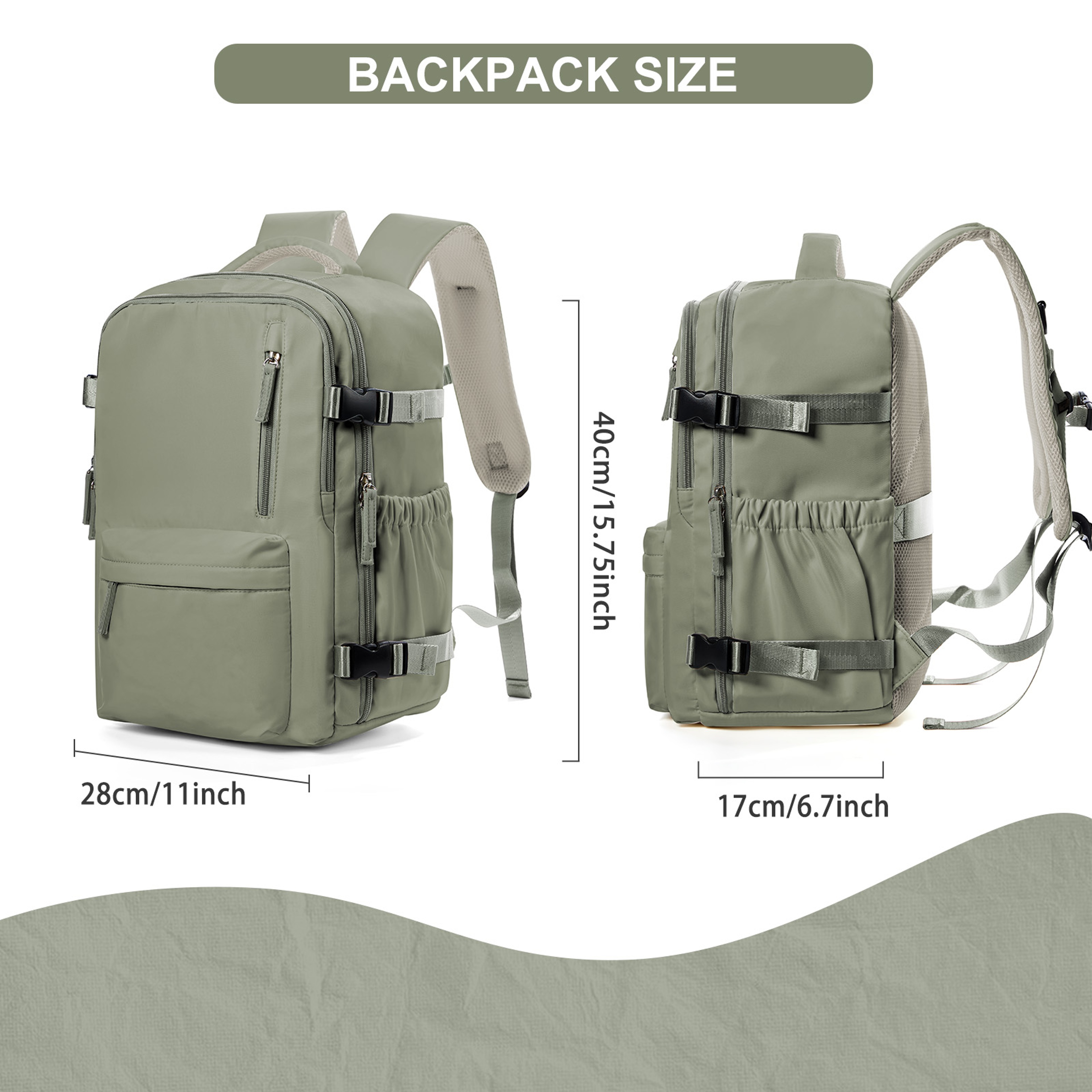 Men's Travel Backpack, Waterproof Business Cabin Bag, Large Multi-Functional Backpack for Everyday Use – view 11