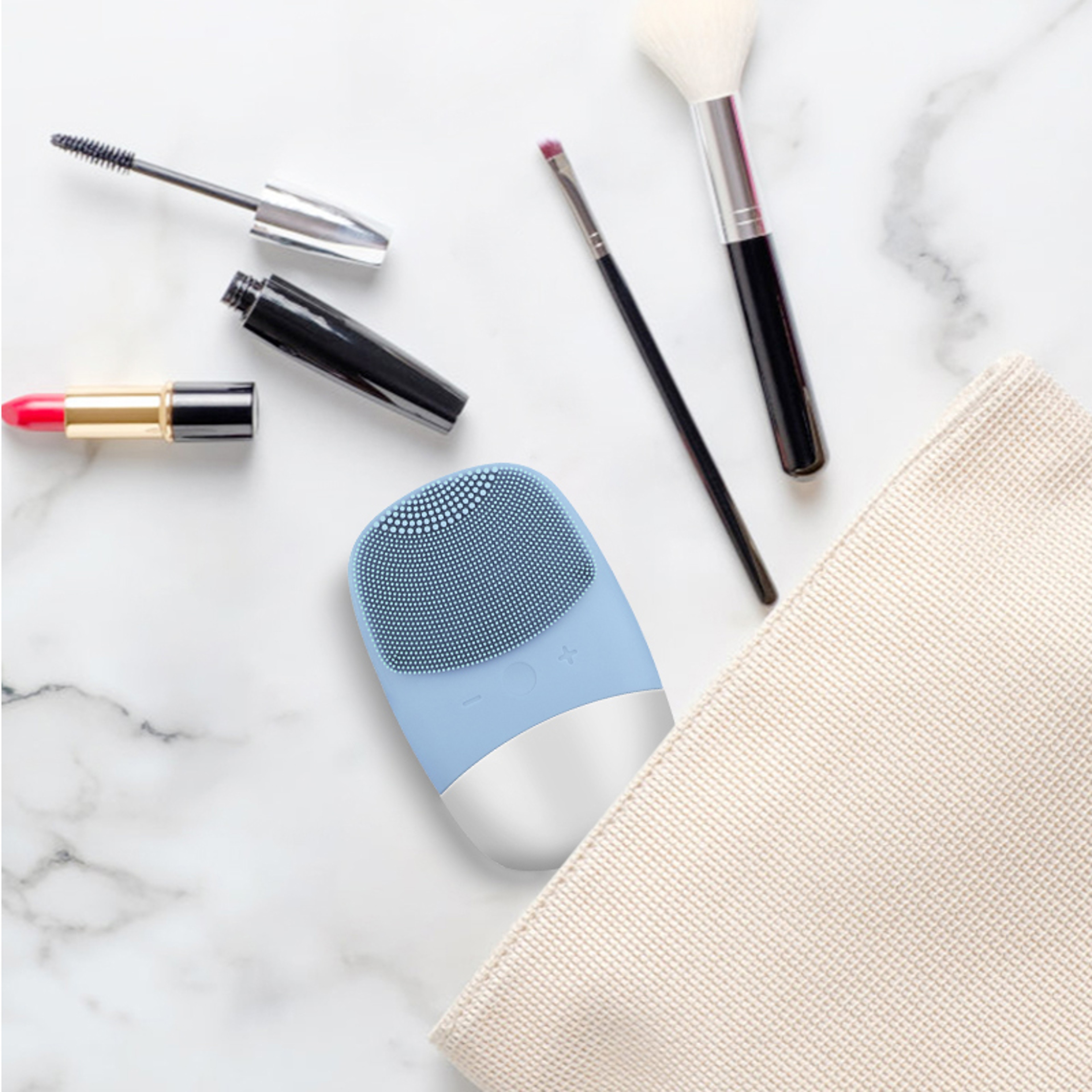 Brush Sonic Electric Facial Cleanser Electric Face Cleansing Brush Skin Care Tools Scrubber Massage 0