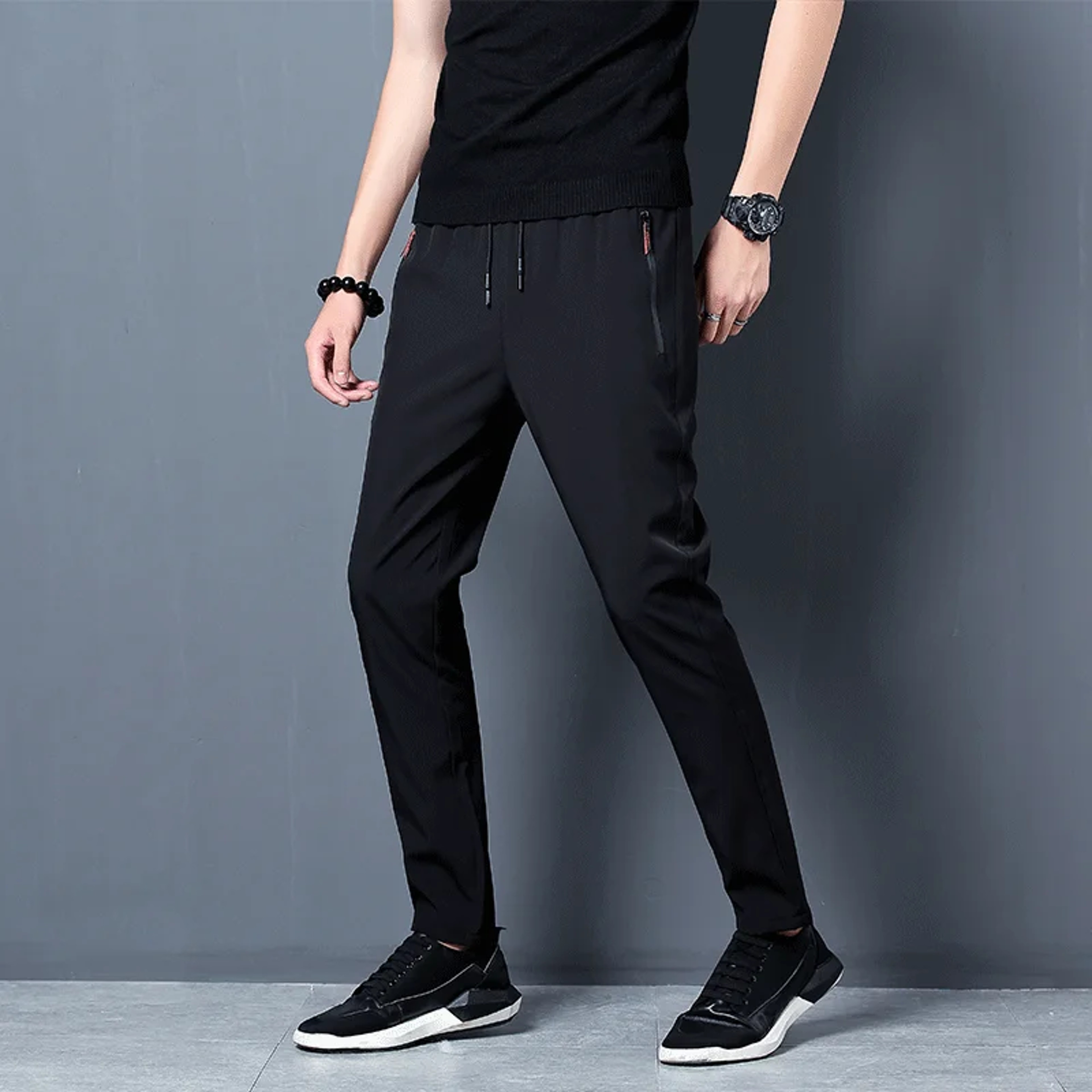 Elastic Waist Trousers for Everyday Wear