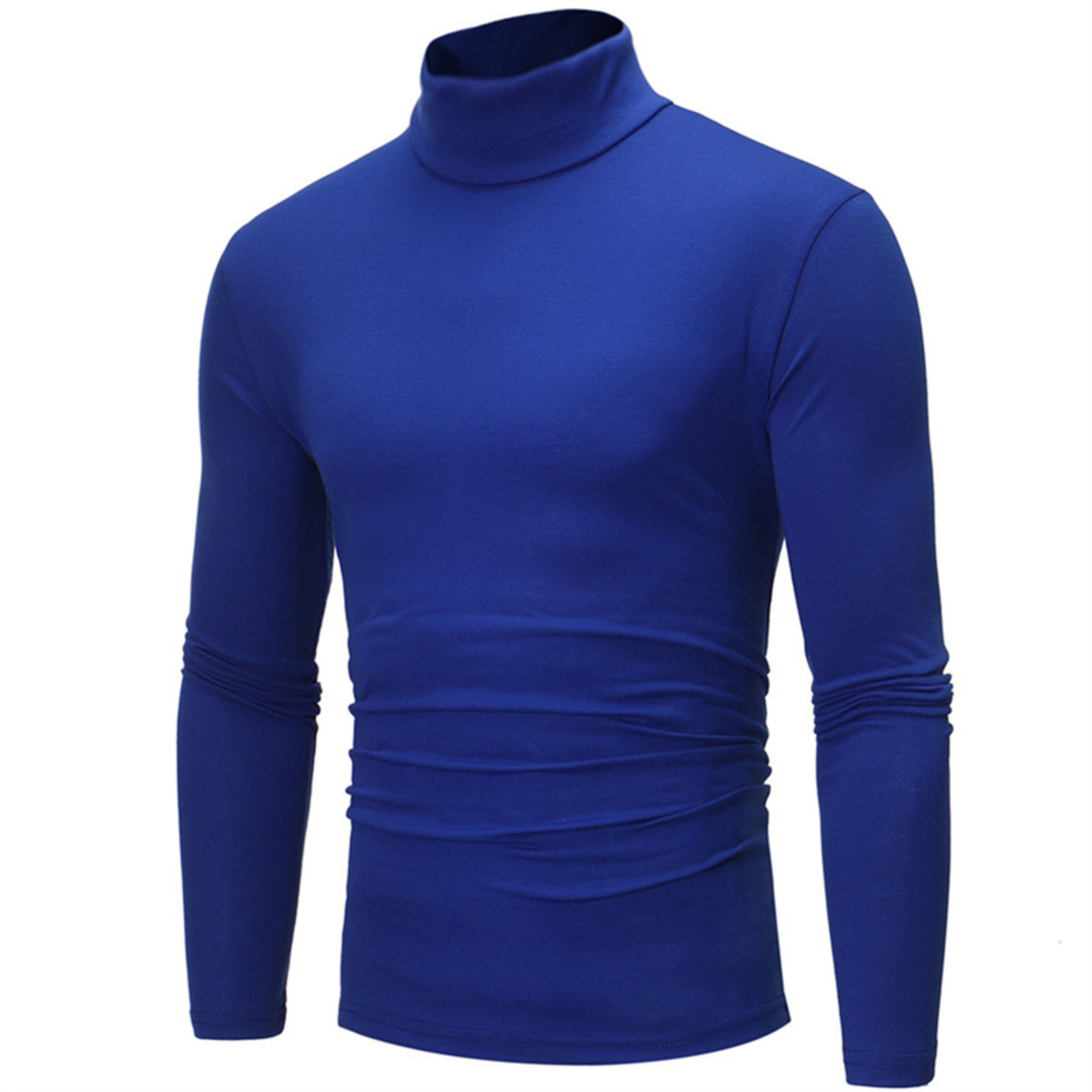 Winter Thermal Shirt for Men Thin Base Layer Tights High Neck Slim Fit Long Sleeve TShirt for Aut