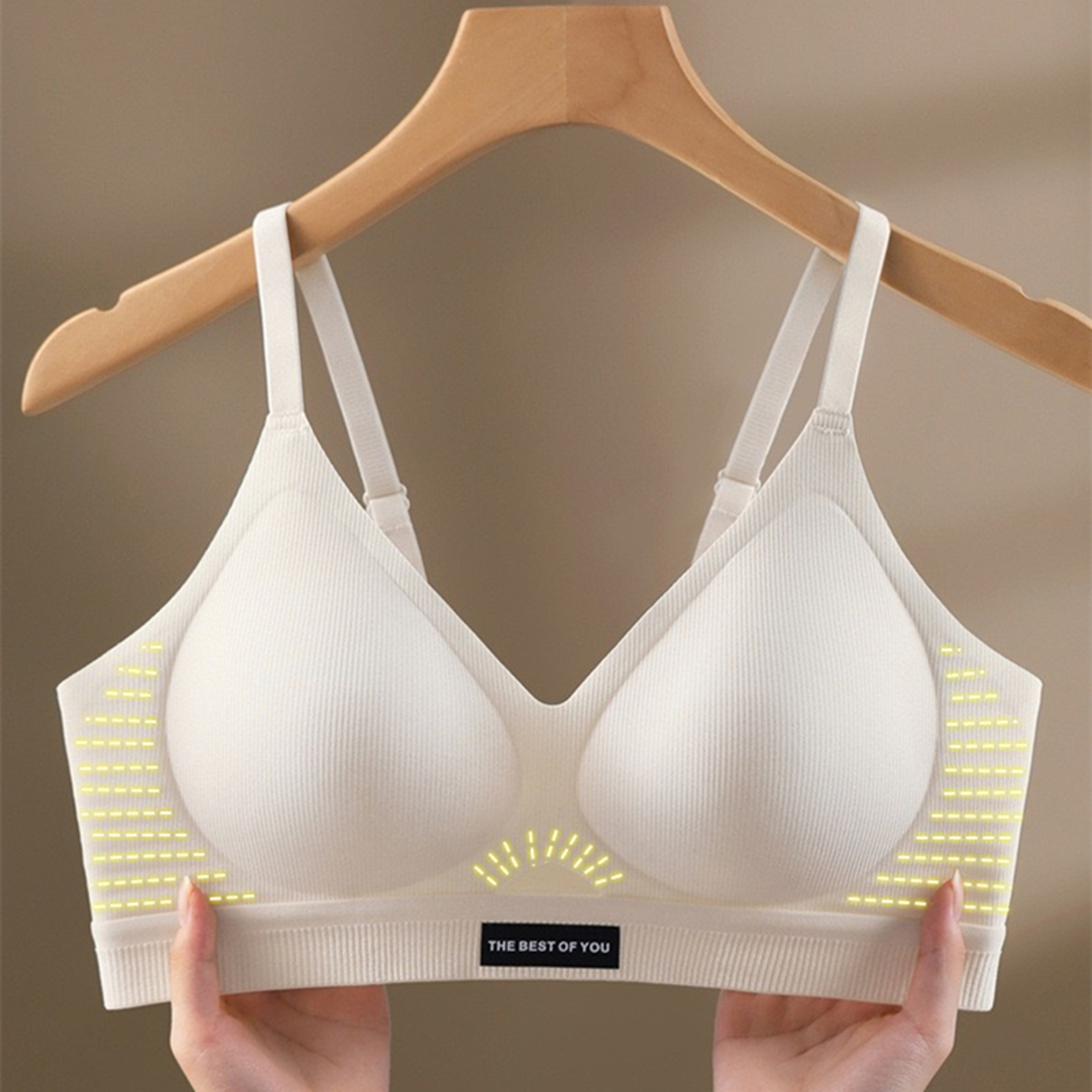 Wireless Sports Bra for Women Seamless Soft Support Comfort Bra – view 3