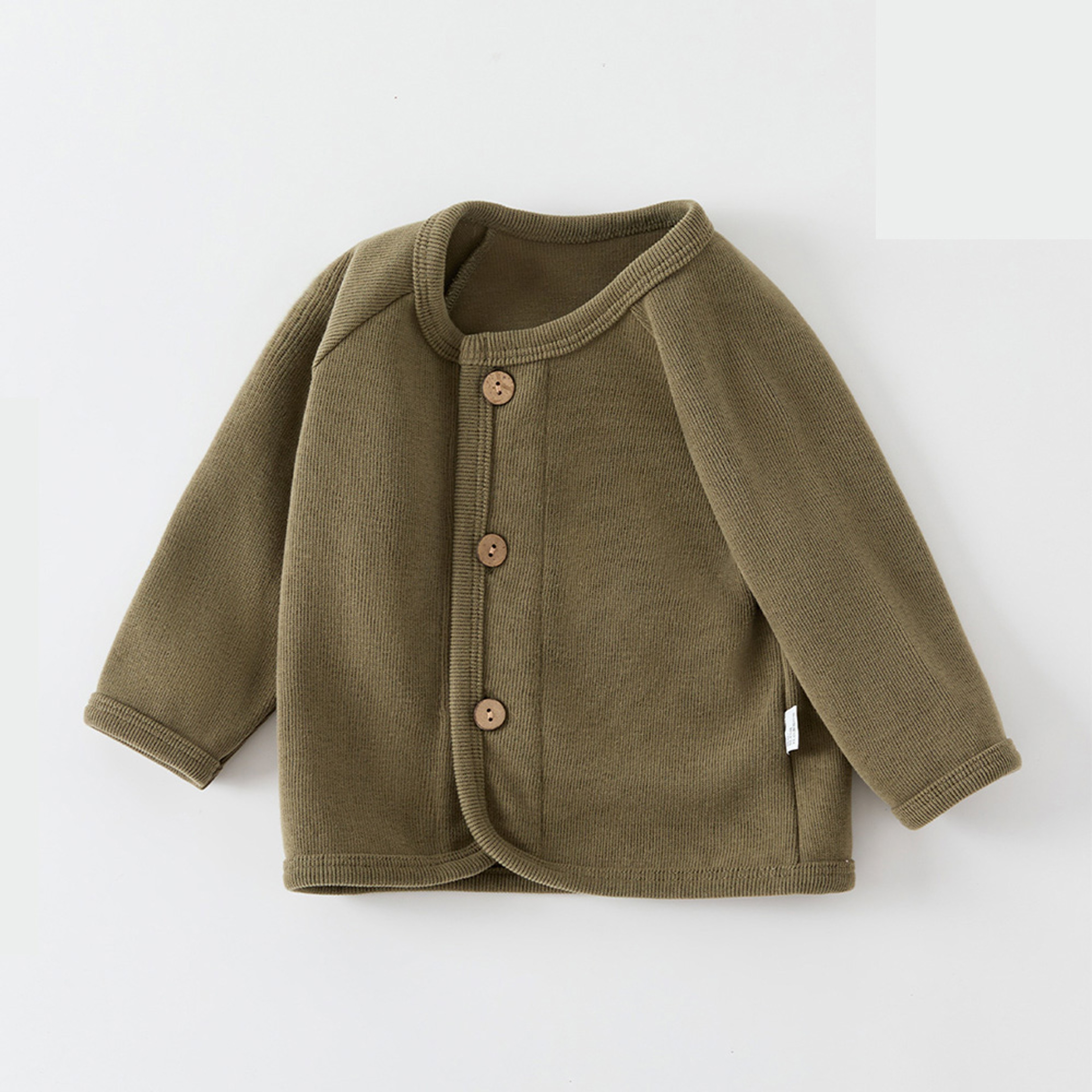 Spring Autumn Knitted Kids Cardigan Solid Color, Baby Sweaters For Boys Girls, Back To School Infant Outerwear Coats – view 2