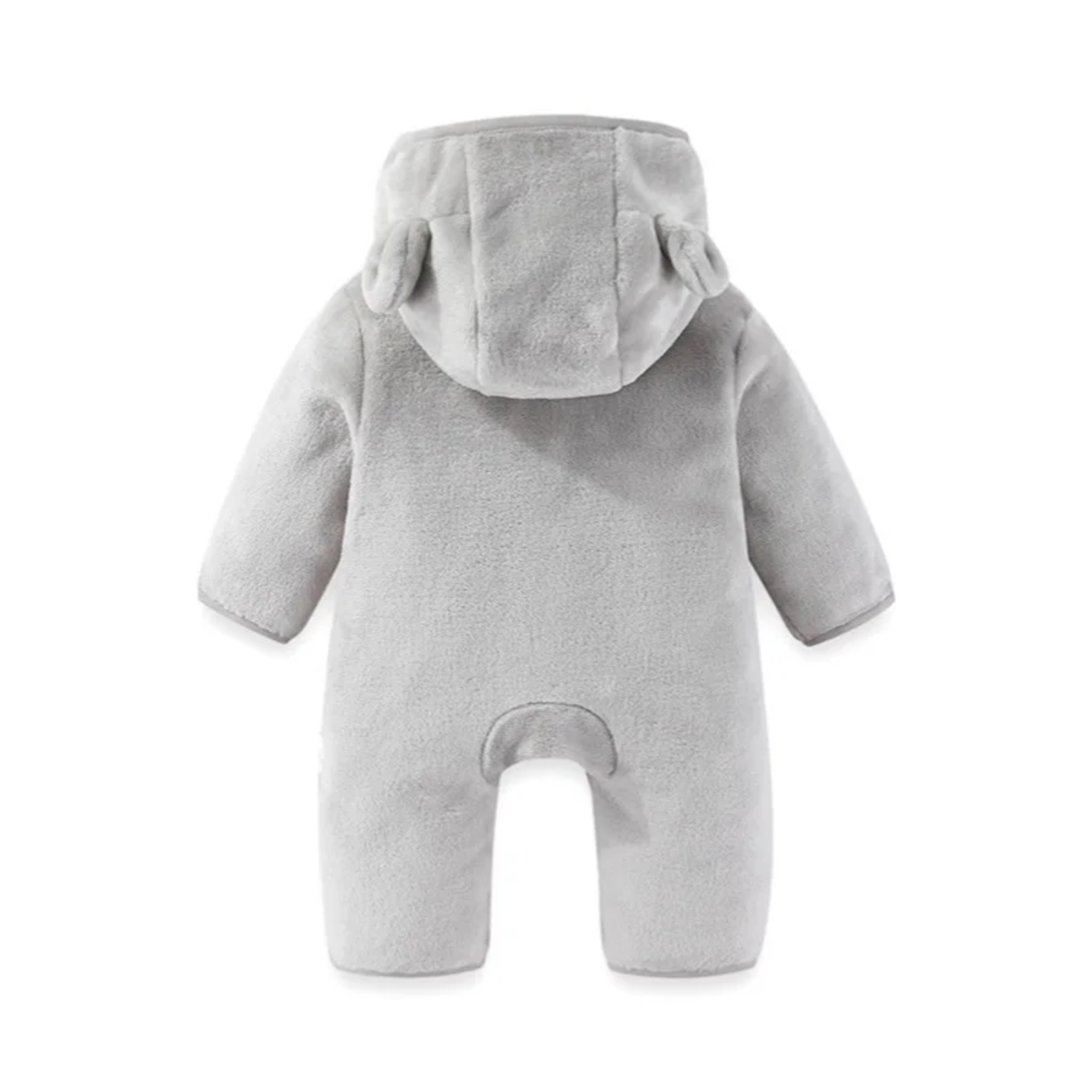 Infant Baby Girls Boy Winter Fleece Thickened Onesie 0-12M Newborn Baby Romper Bear Ear Hooded Jumpsuit with Pocket – view 4