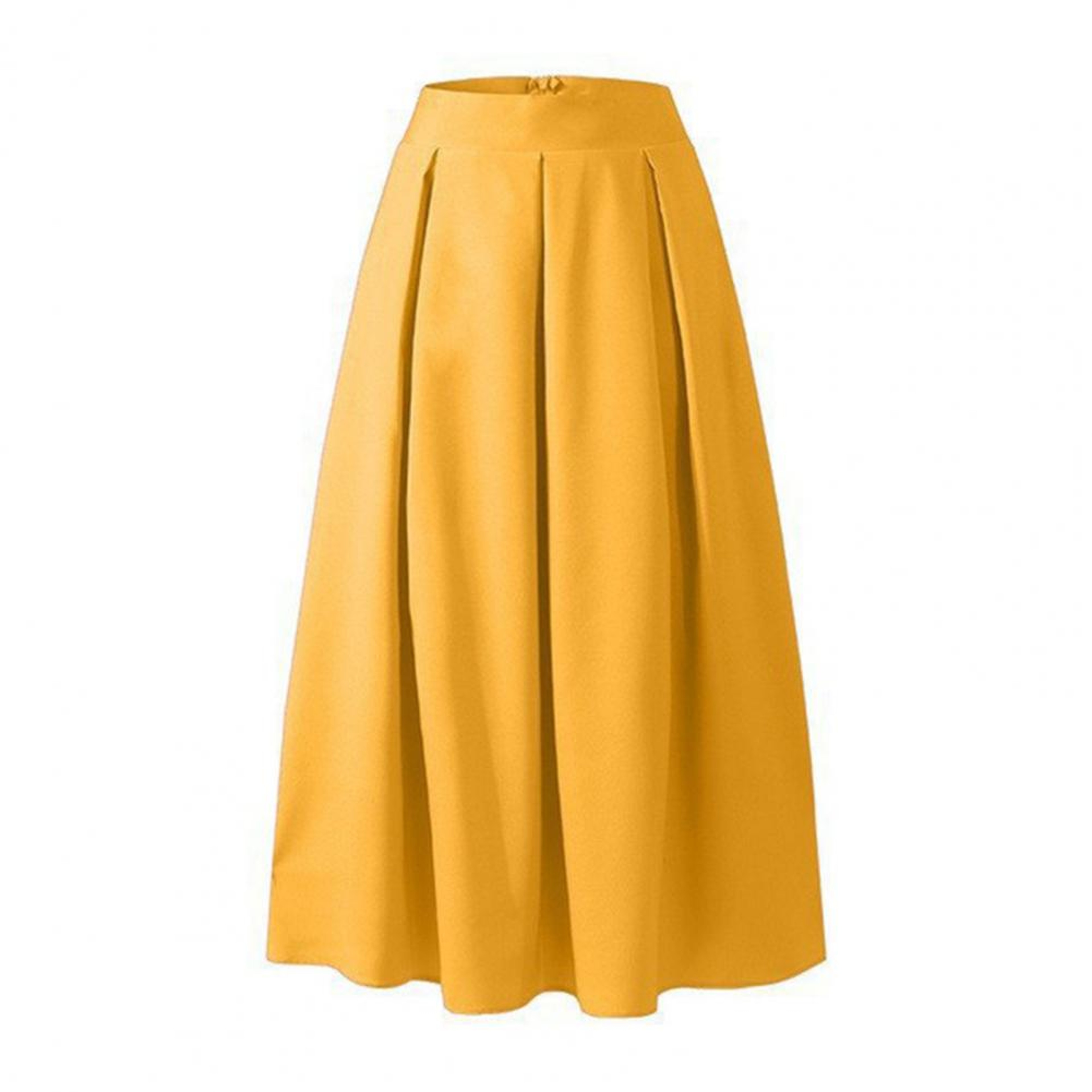Elegant Flowy High Waist Maxi Skirt for Women, Long Skirt with Pockets, Breathable Slimming Fit for Partie – view 2
