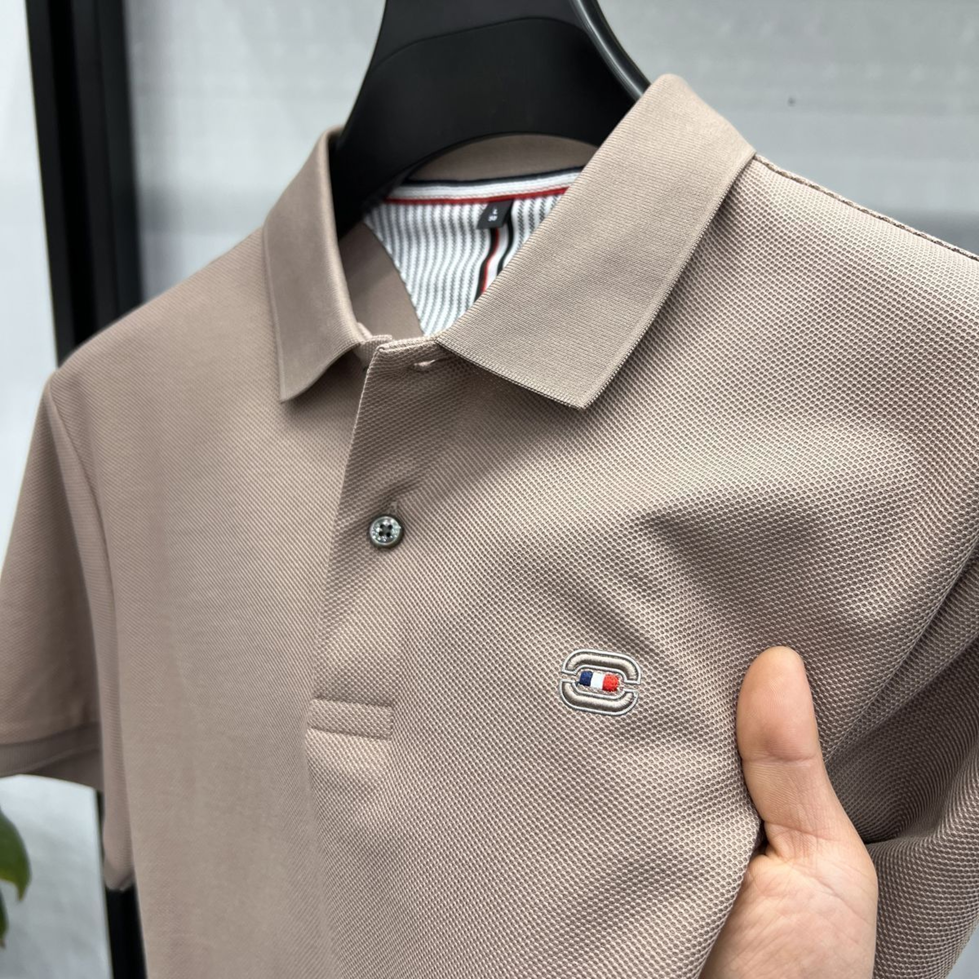 Plus Size Mens Cotton Polo Shirt  Loose Fit Casual Sports Top 4