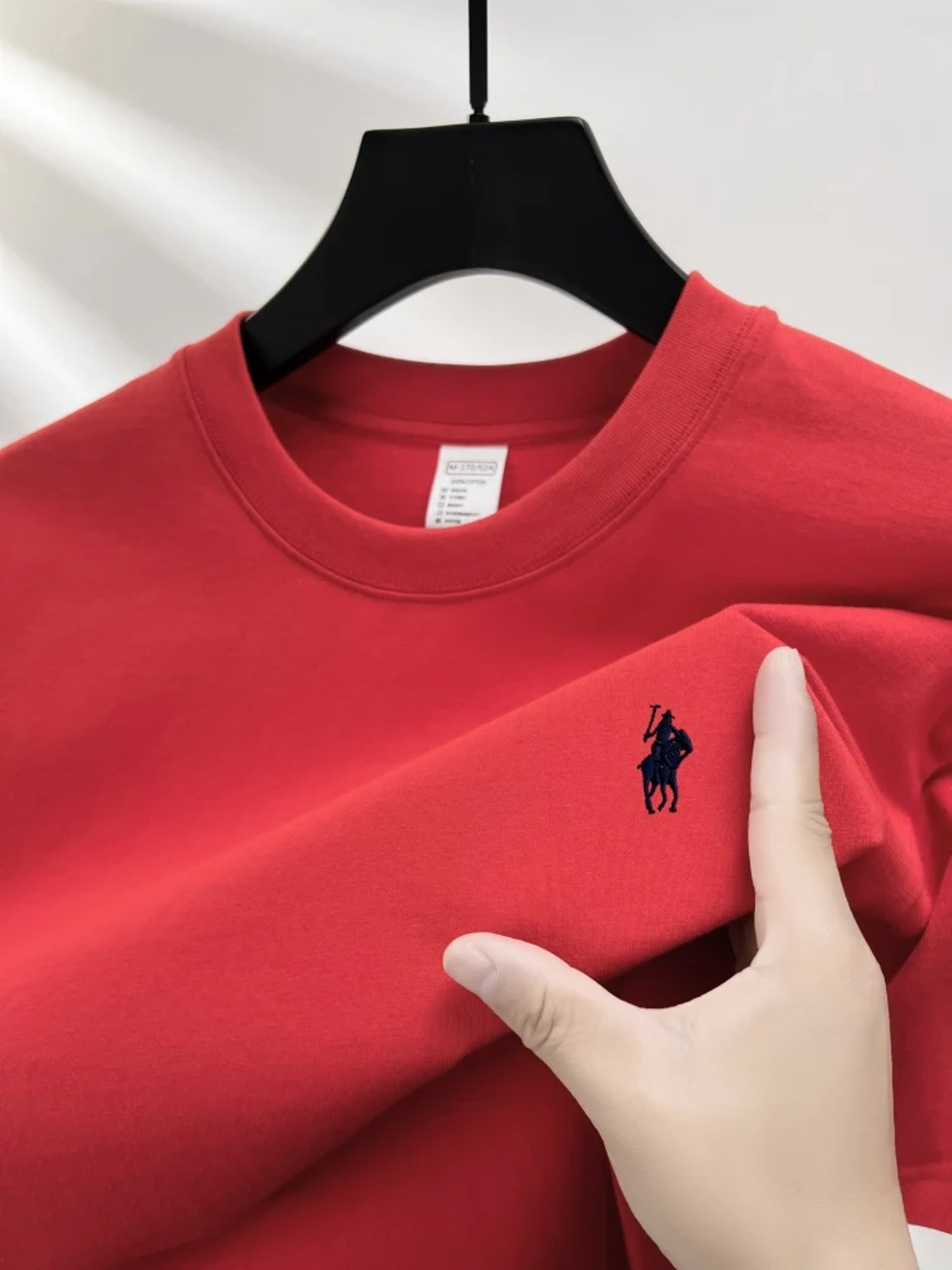 Premium Mens Pure Cotton TShirt Luxury Summer Crewneck Top With Exquisite Pony Embroidery 8