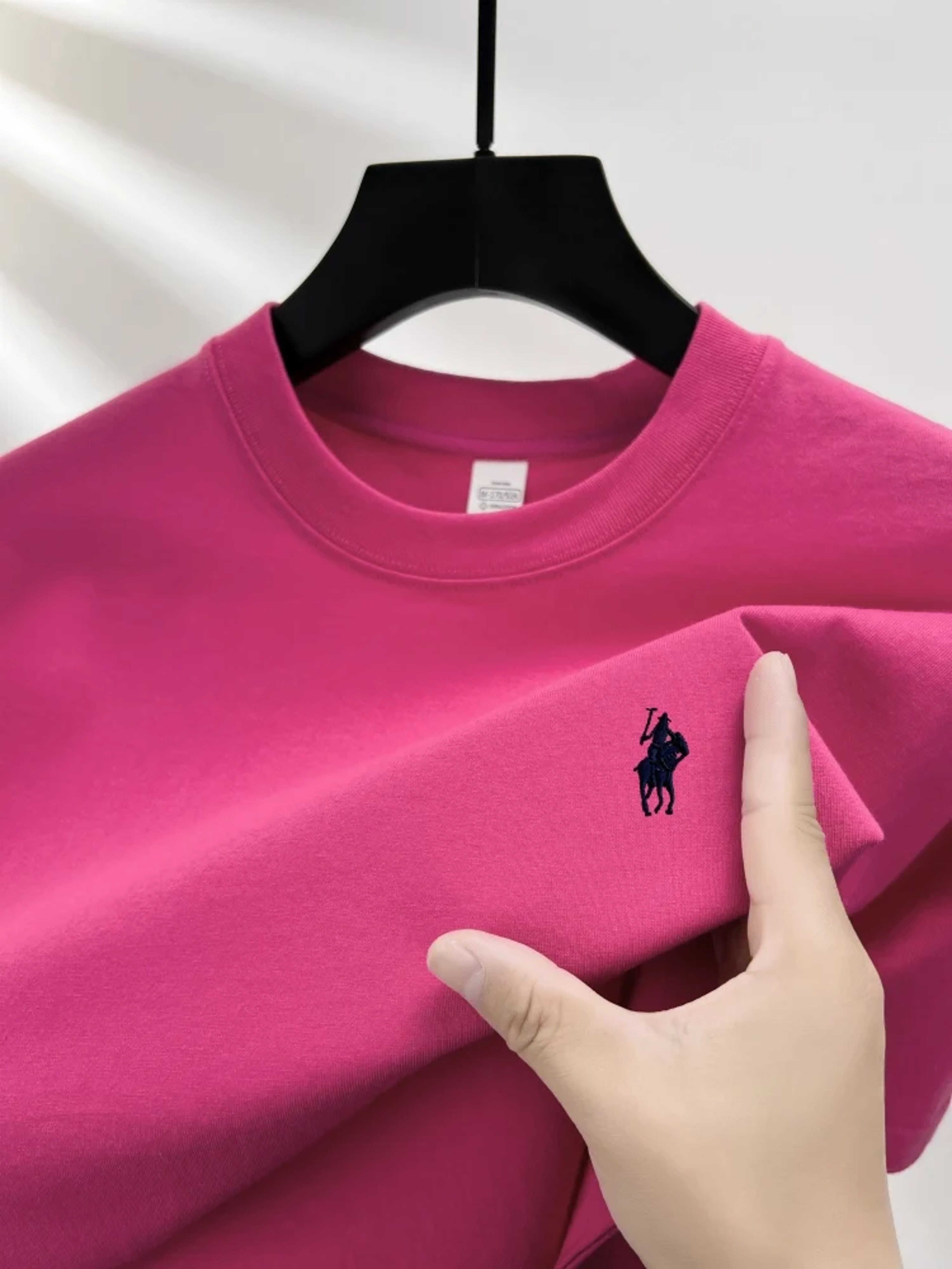 Premium Mens Pure Cotton TShirt Luxury Summer Crewneck Top With Exquisite Pony Embroidery 12