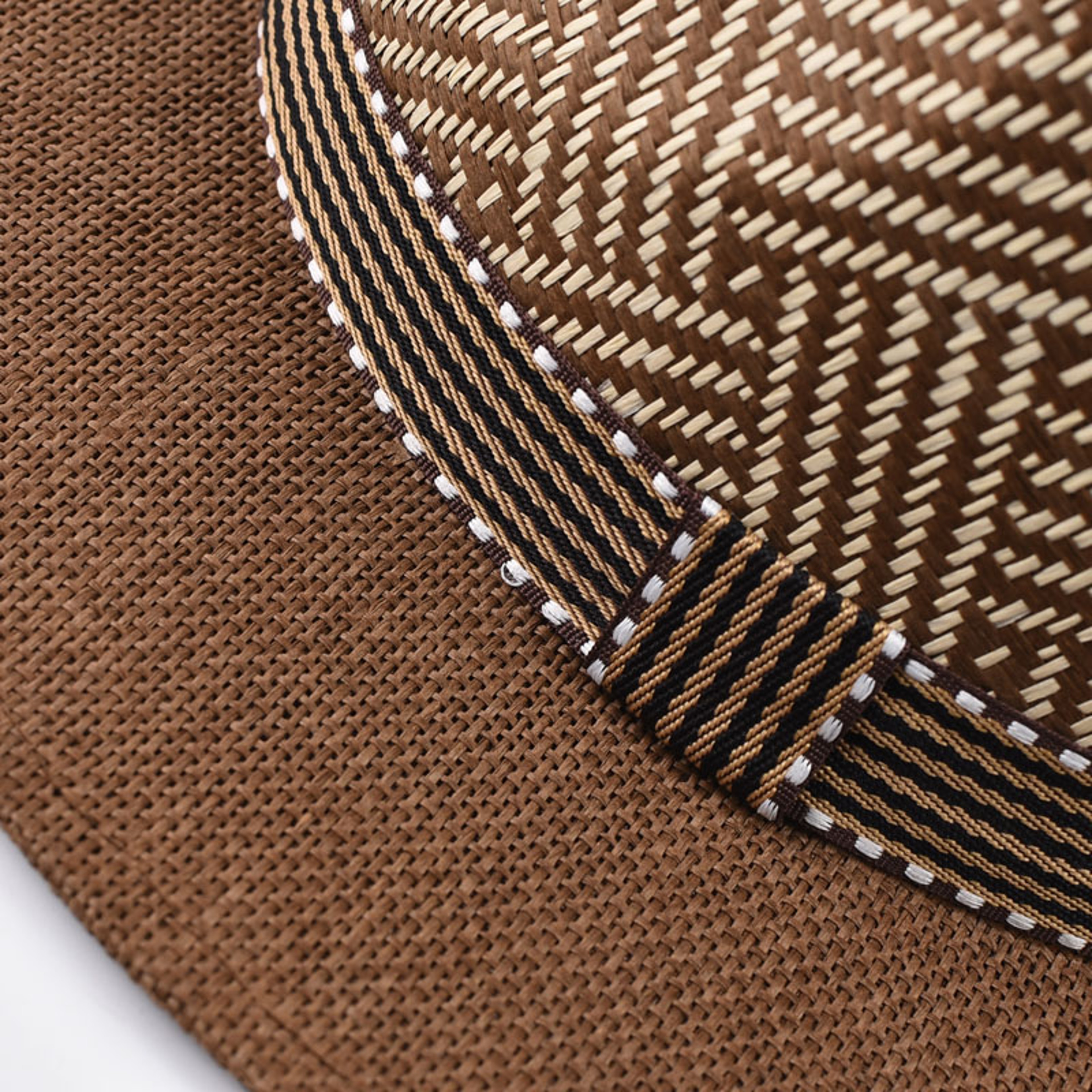 Classic Mens Panama Straw Sun Hat  Breathable Summer Beach Fedora For Men 3