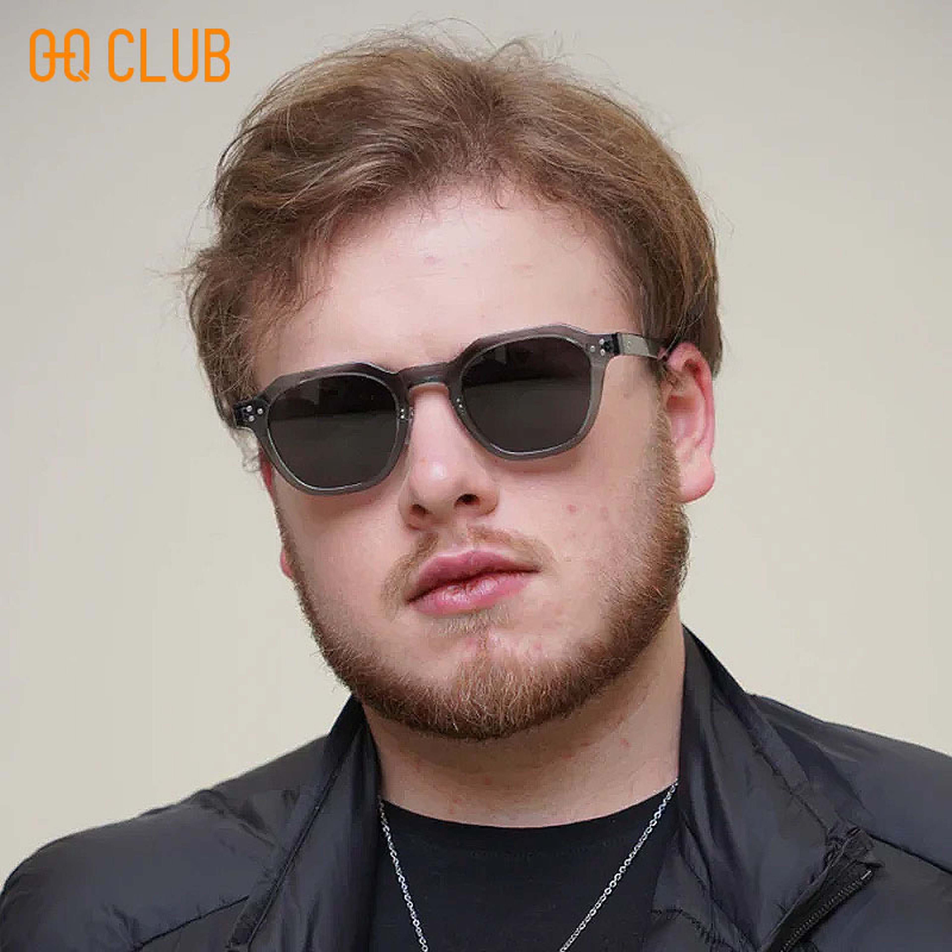 CLUB Retro Korean Style Sunglasses Polarized Square Eyewear – view 4