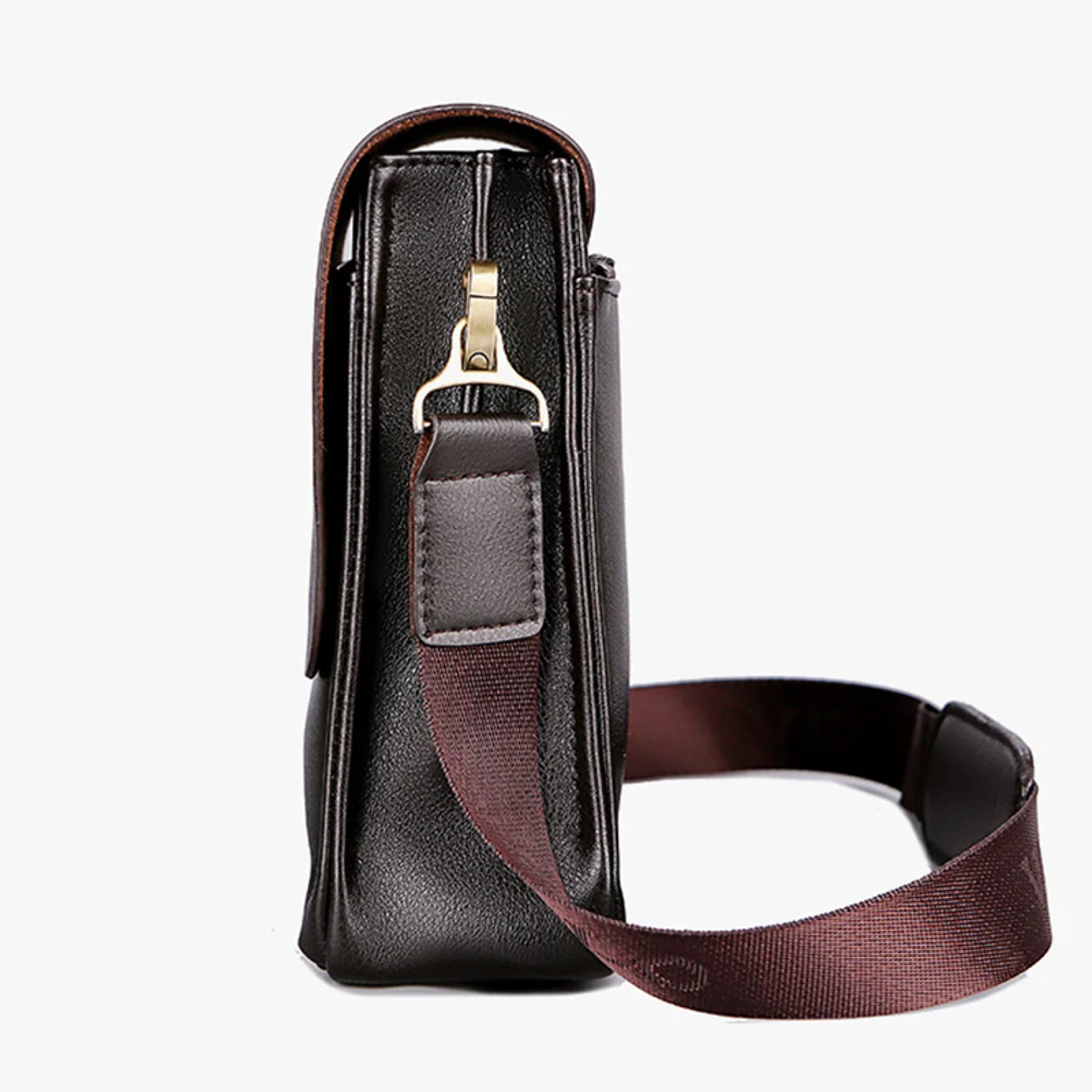 Polo Men Business Casual Shoulder Bag AntiTheft Vertical Sling And Crossbody Satchel For Travel 4