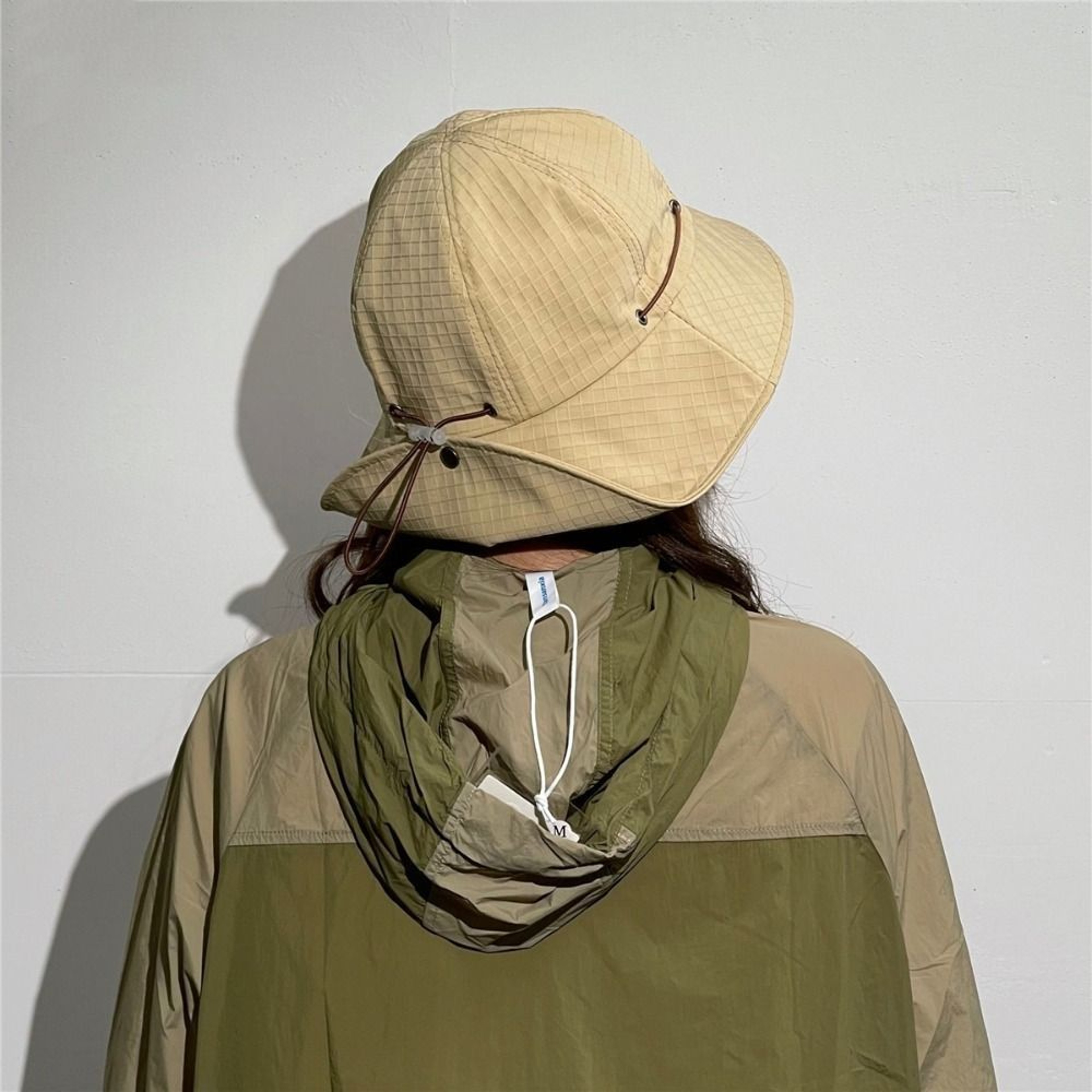 Wide Brim Sun Hat with Neck Protection – view 4