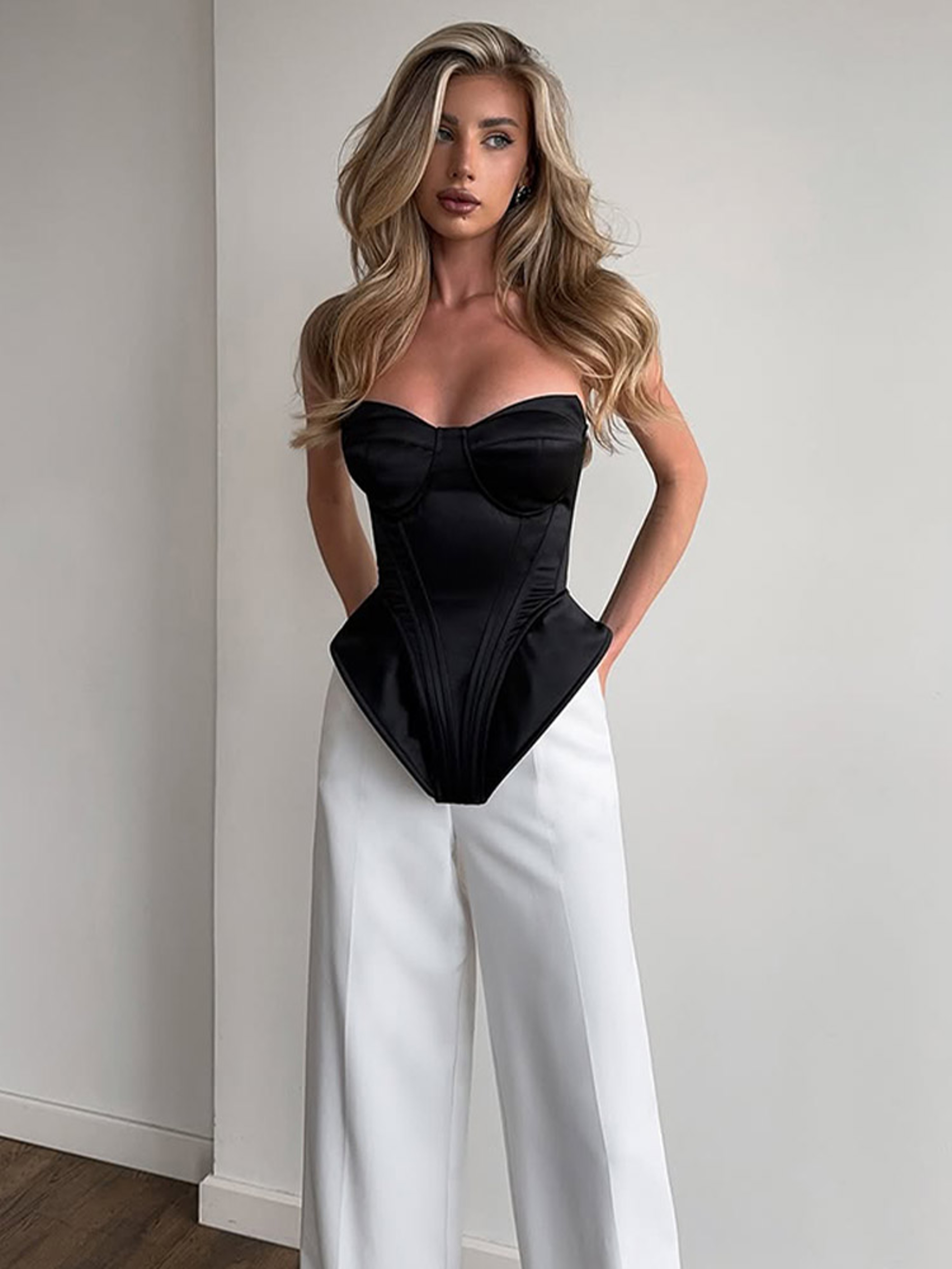 Aura Kpop Black Hollow Out Mini Dress Turtleneck High Waist Clubwear Slim Fit Evening Dress 6