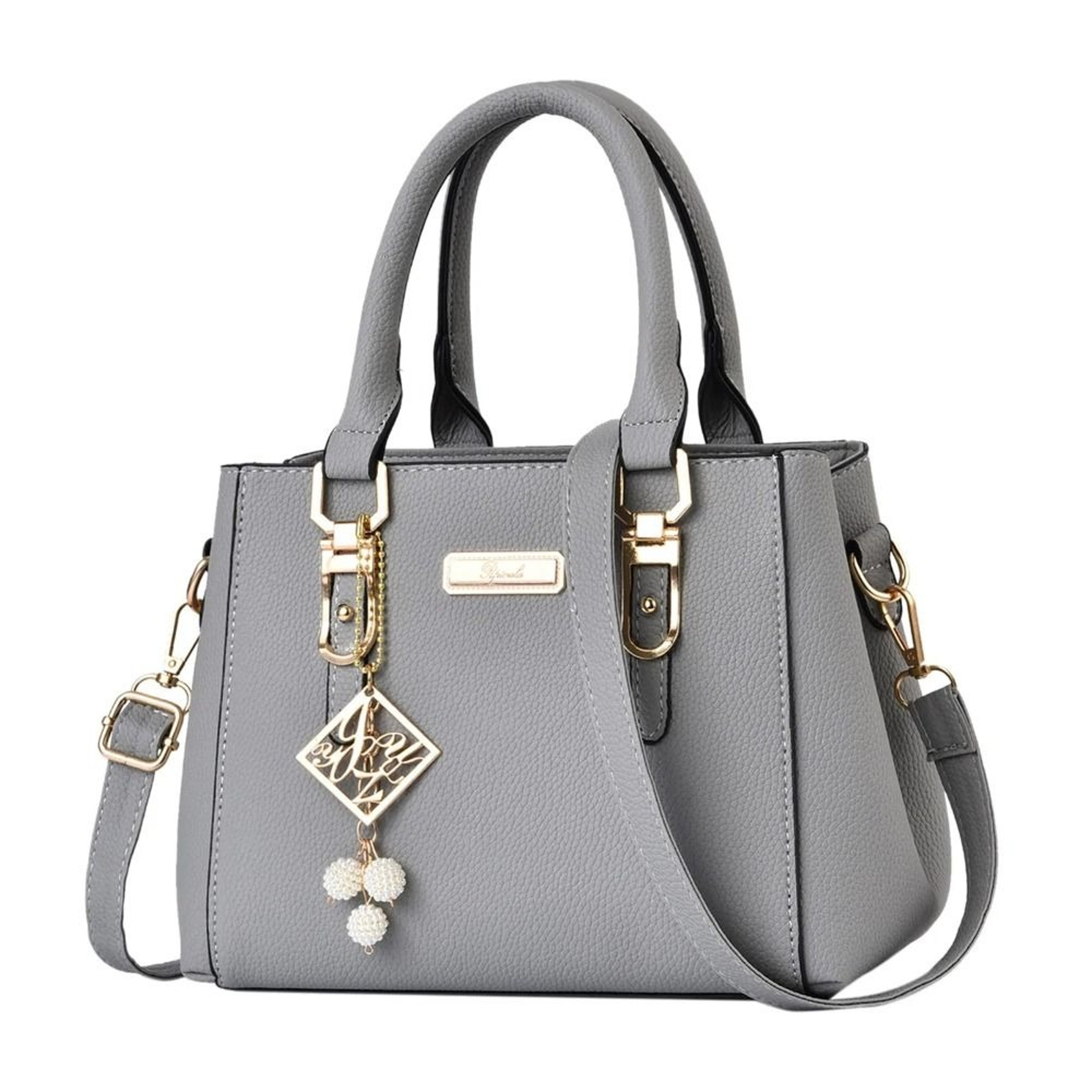 Aura Chic Large Capacity Leather Shoulder Bag 4