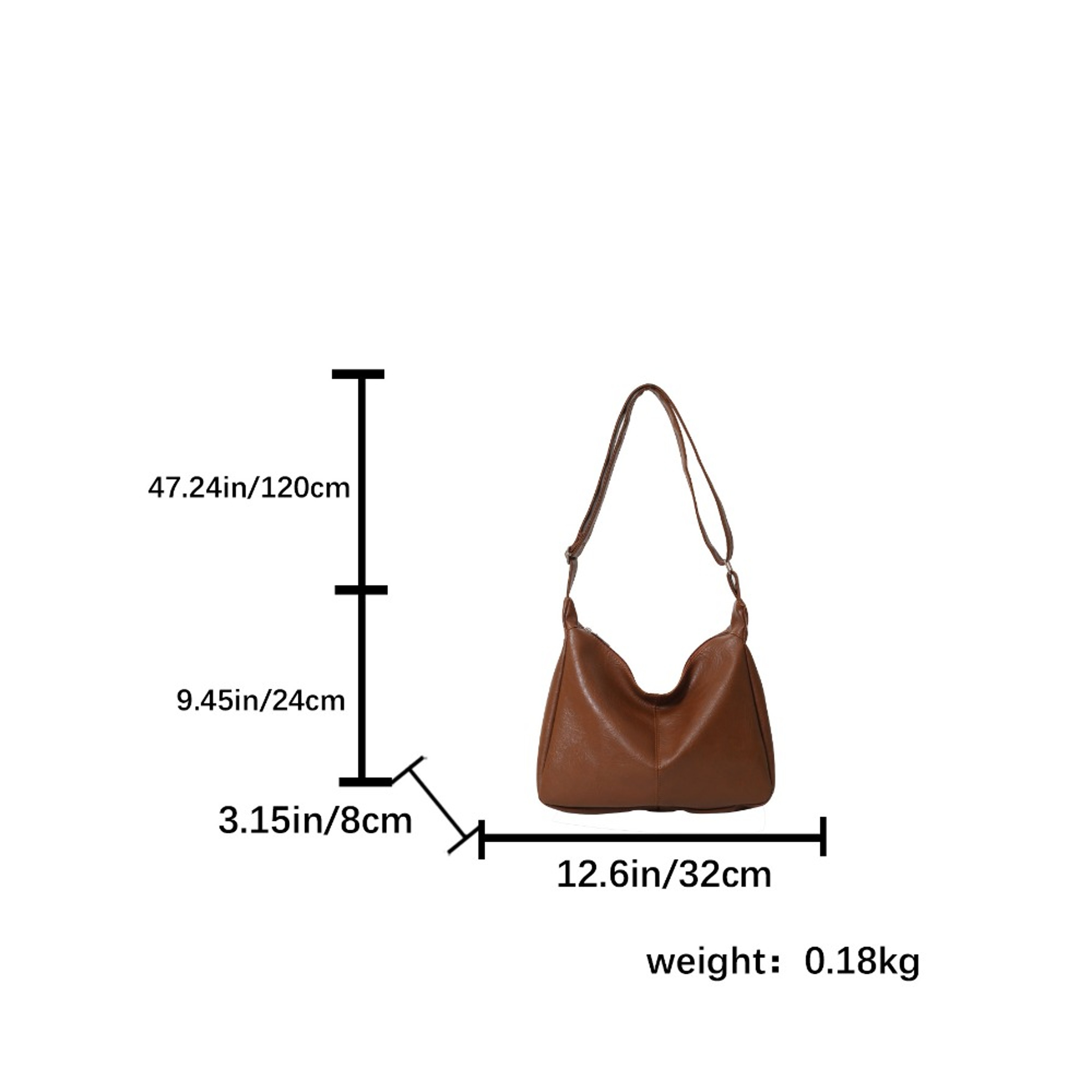 Luxury PU Leather Women Shoulder Bag - Elegant Designer Tote Bag & Convertible Messenger Purse – view 3