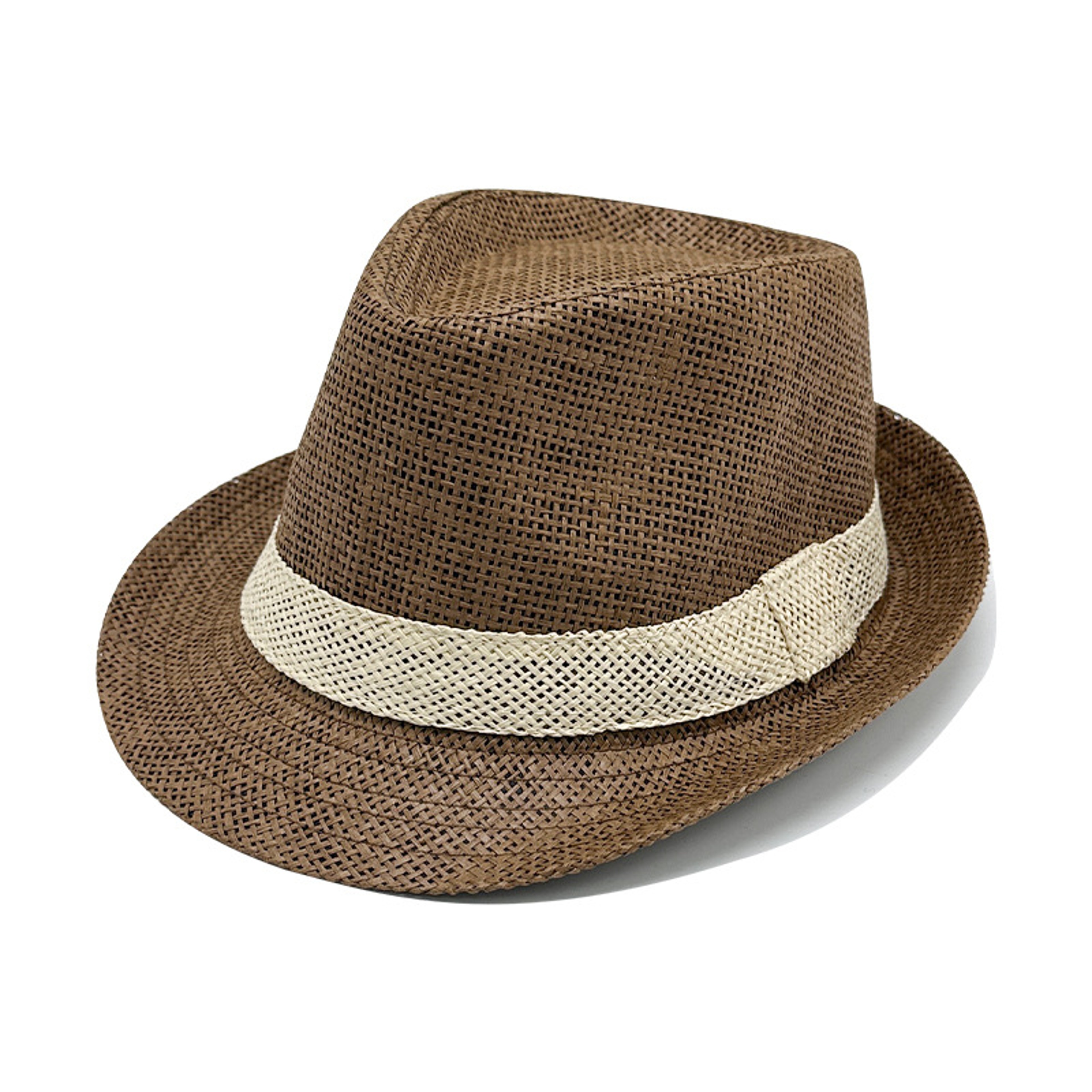 Packable Straw Sun Hat: Wide Brim Breathable Cowboy & Jazz Beach Cap for Men and Women – view 9