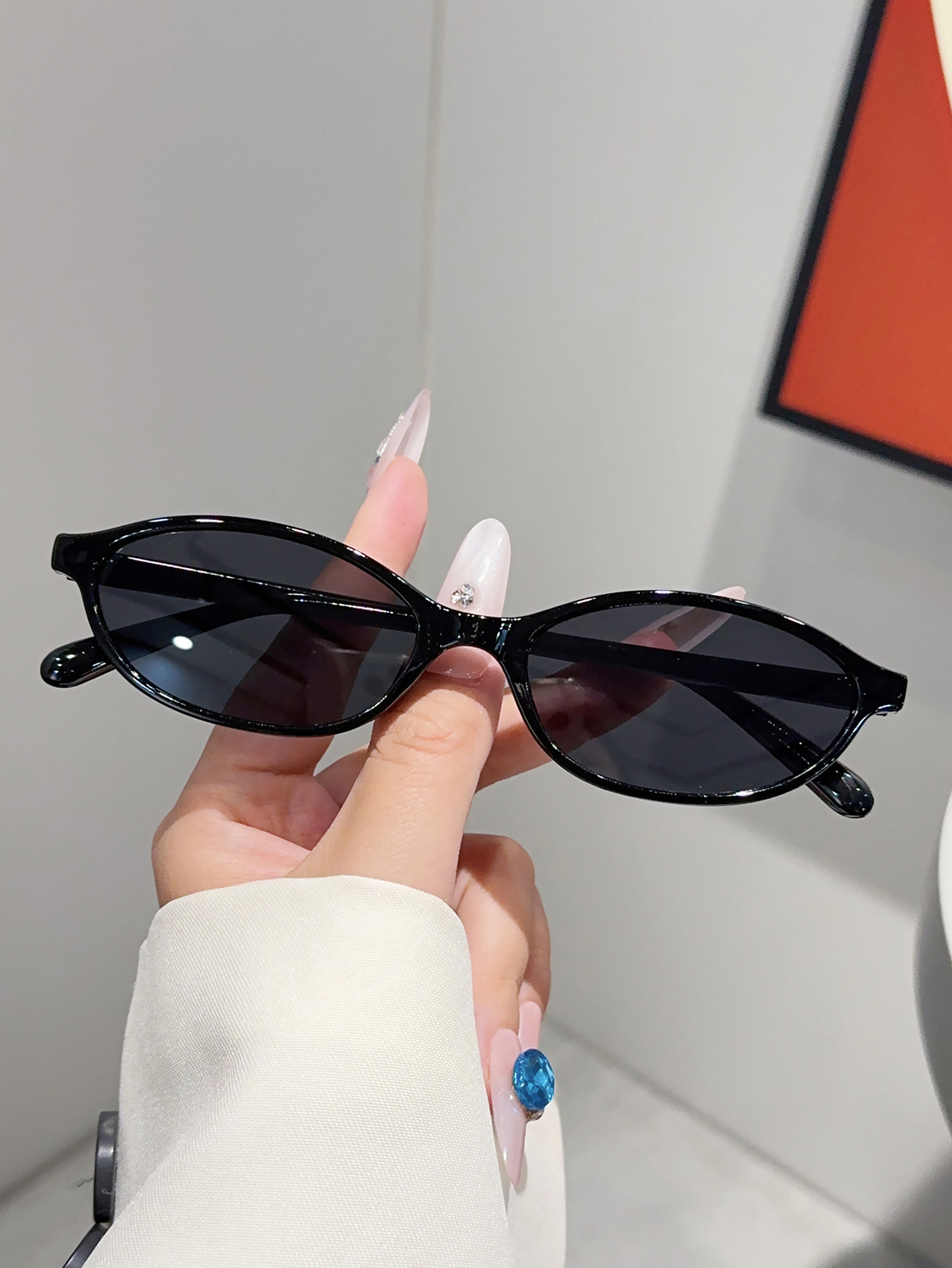Chic Oval Glasses Set Retro Black And Tortoise Shell Eyewear For Daily Wear 2