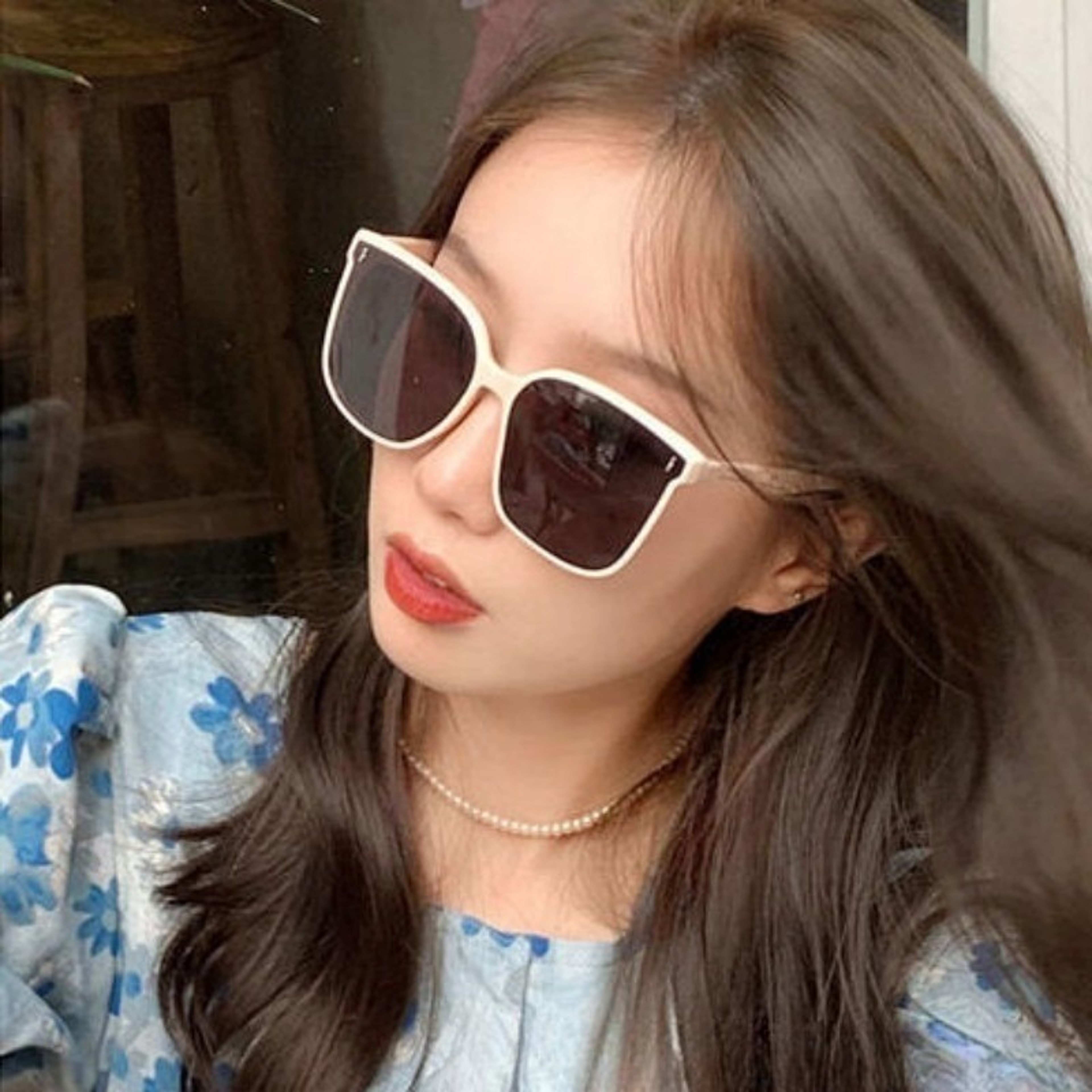 Korean Style Black Square Sunglasses Trendy Unisex Streetwear Eyewear 1