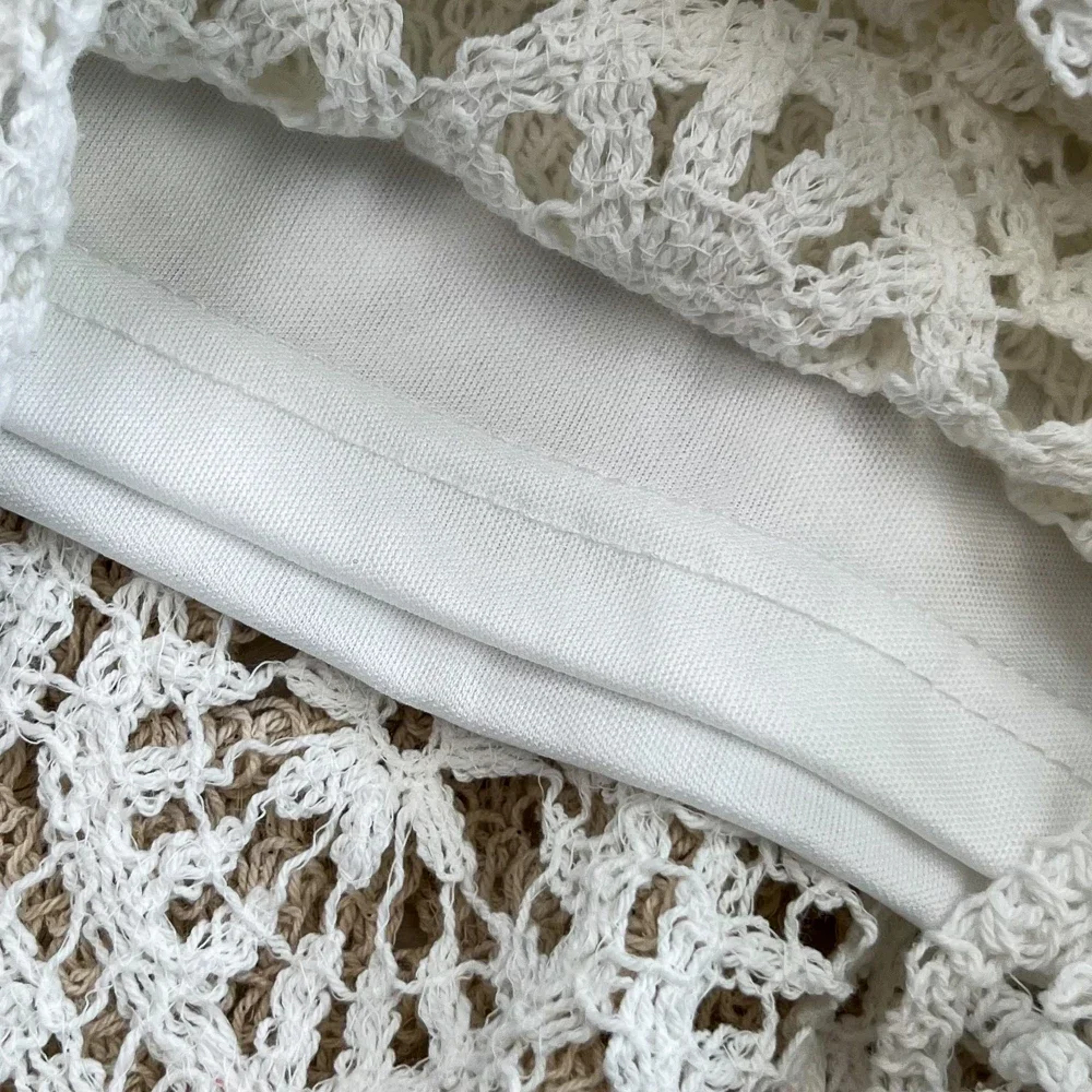 Boho Crochet Hollow Out Long Skirt Elegant Lace Patchwork Trumpet Summer Skirt 4