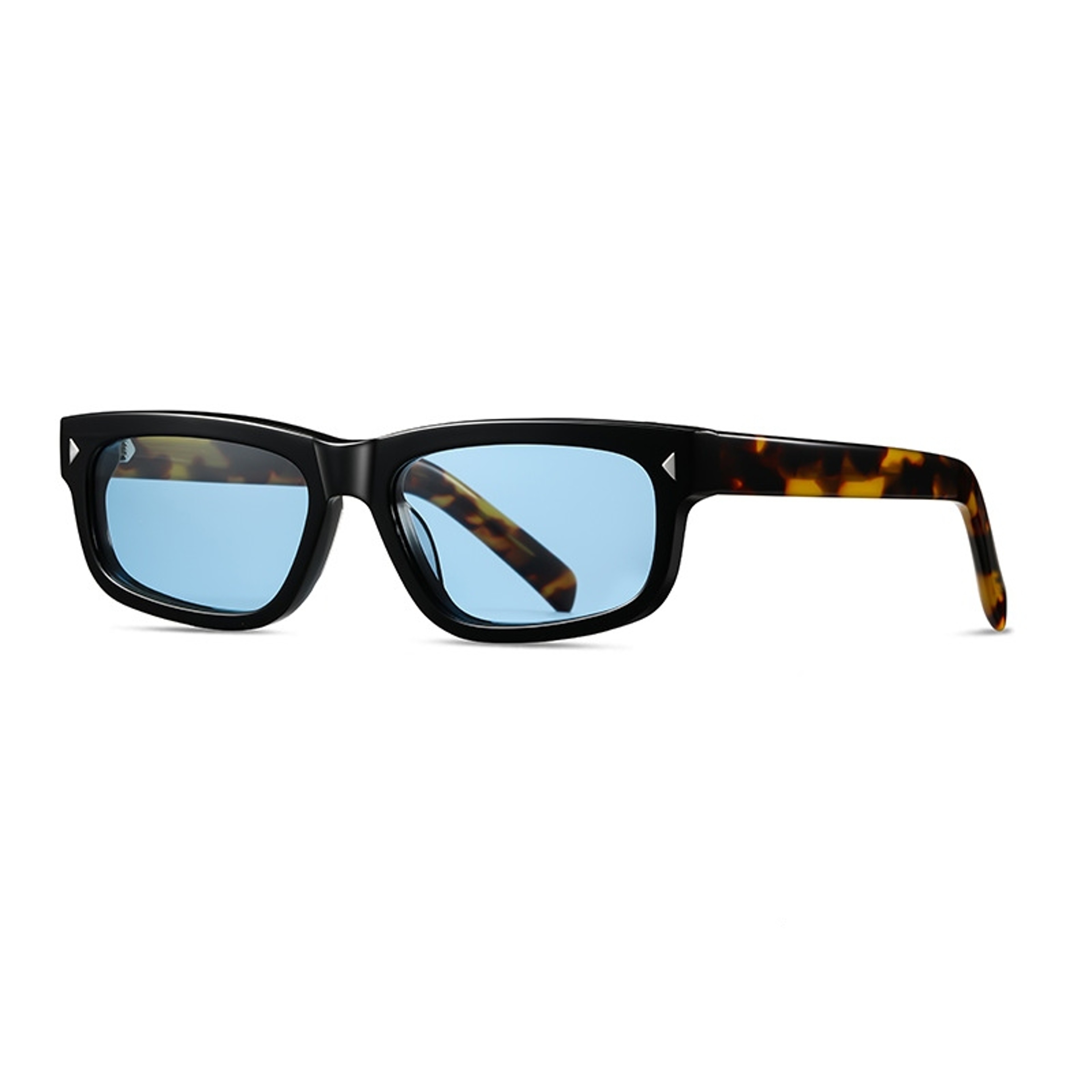 Retro Square Polarized Sunglasses  Premium Acetate UV Protection Driving Glasses 7