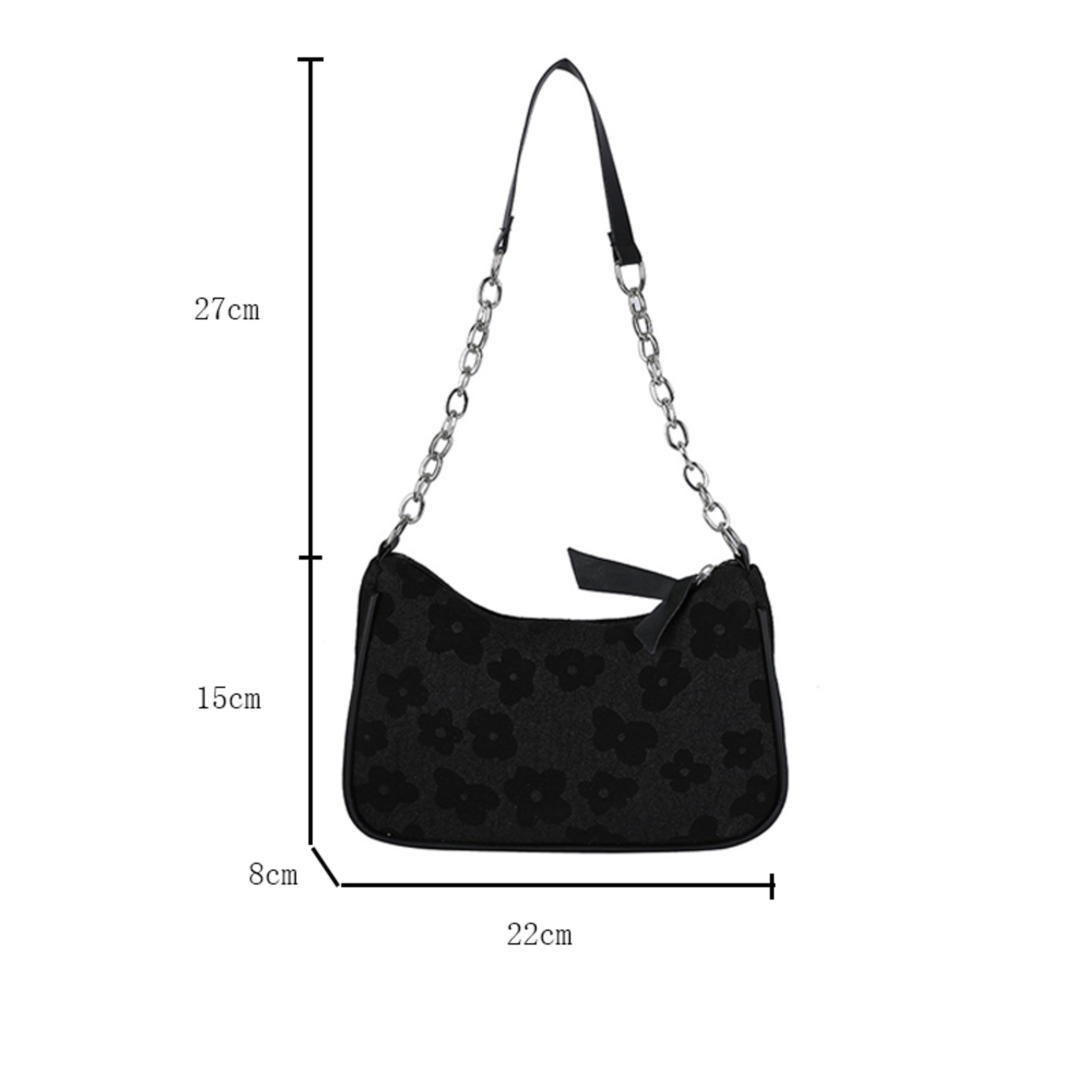 Chic Felt Shoulder Bag for Women - Versatile Casual Underarm Bag and Crossbody Purse – view 6