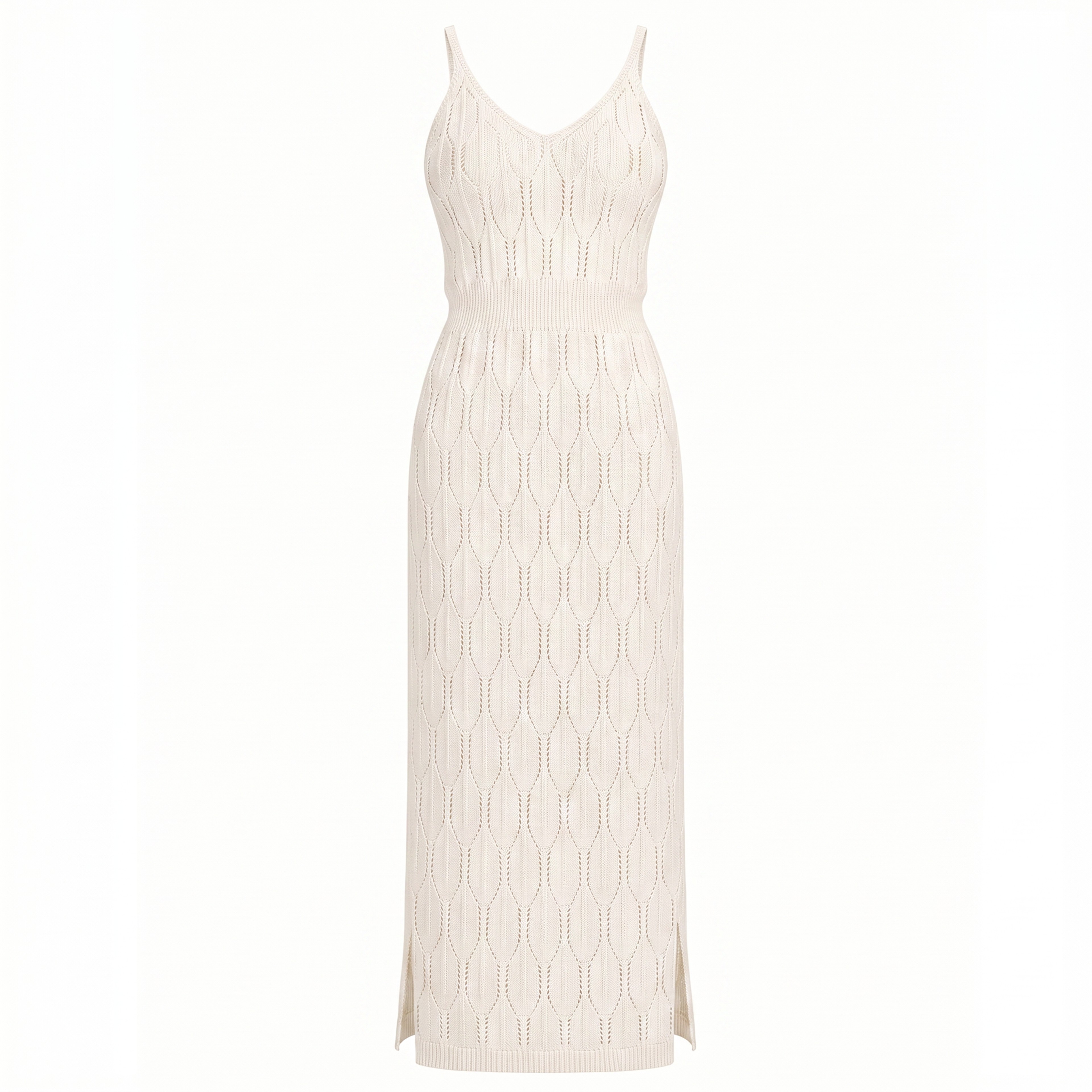Crochet Knit Maxi Dress – view 6