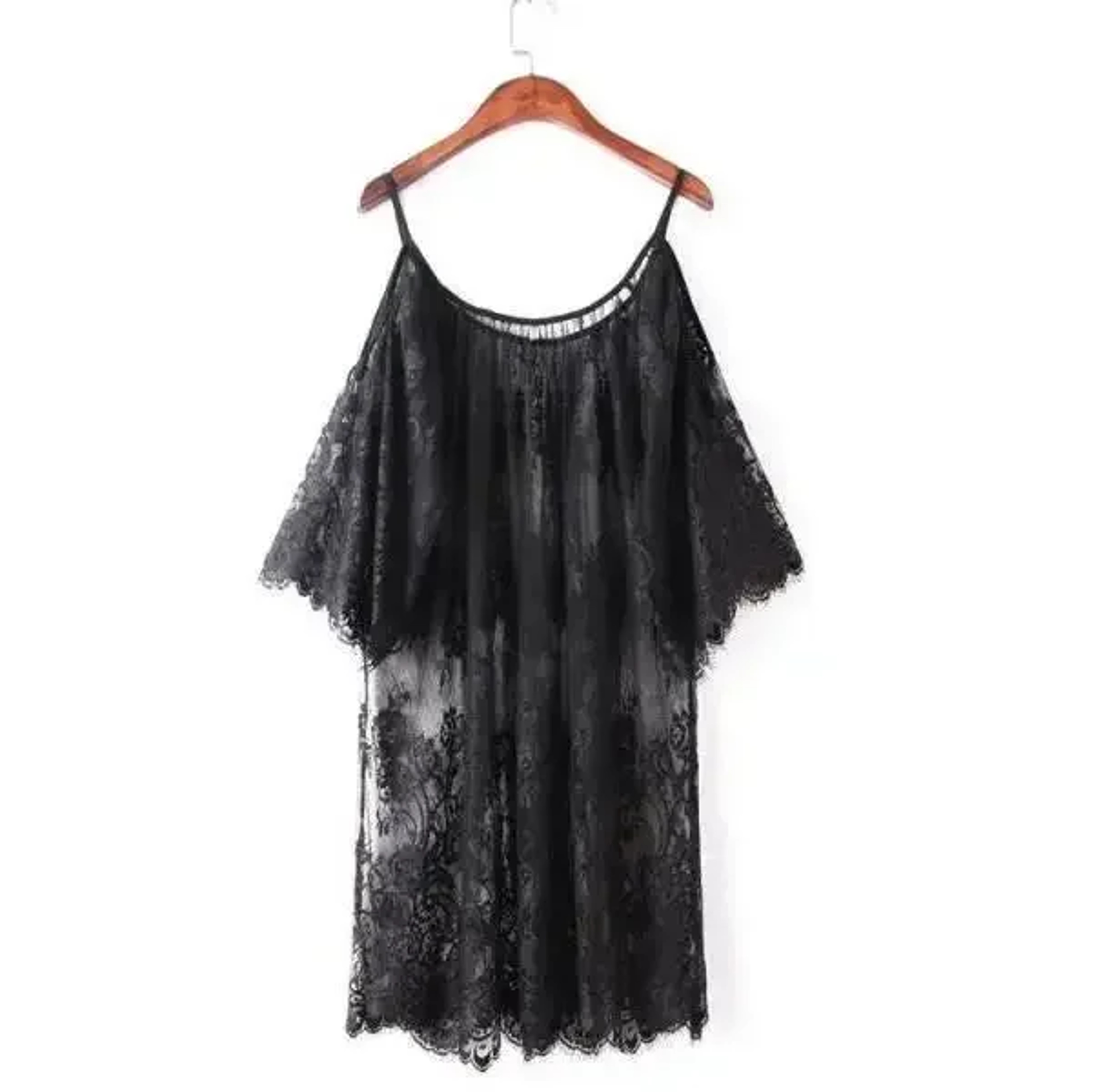 Aura Lace Crochet Beach Cover Up Boho Chic Vacation Outfit 3