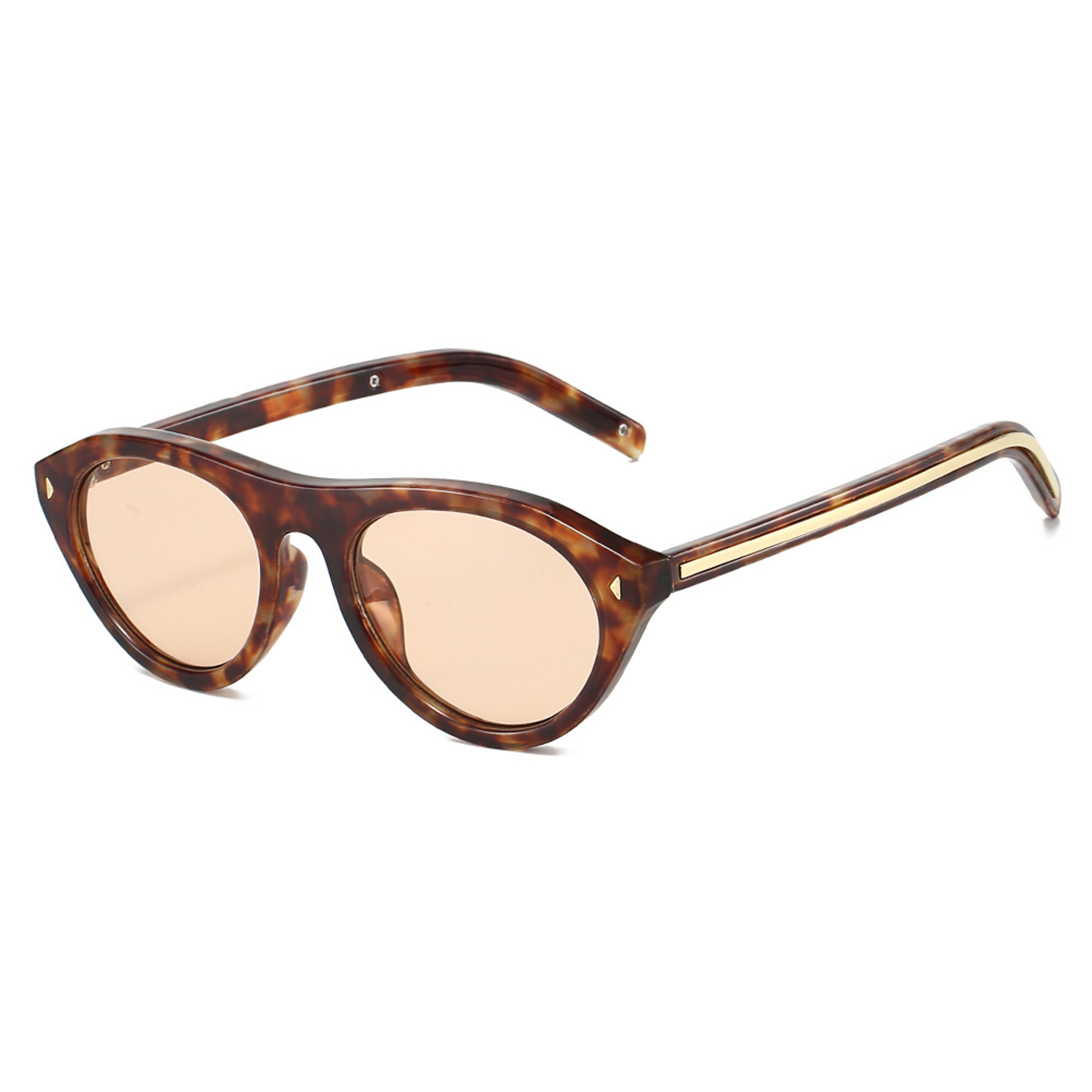 Vintage Triangle Cat Eye Sunglasses Small Frame Retro Driving Shades – view 10