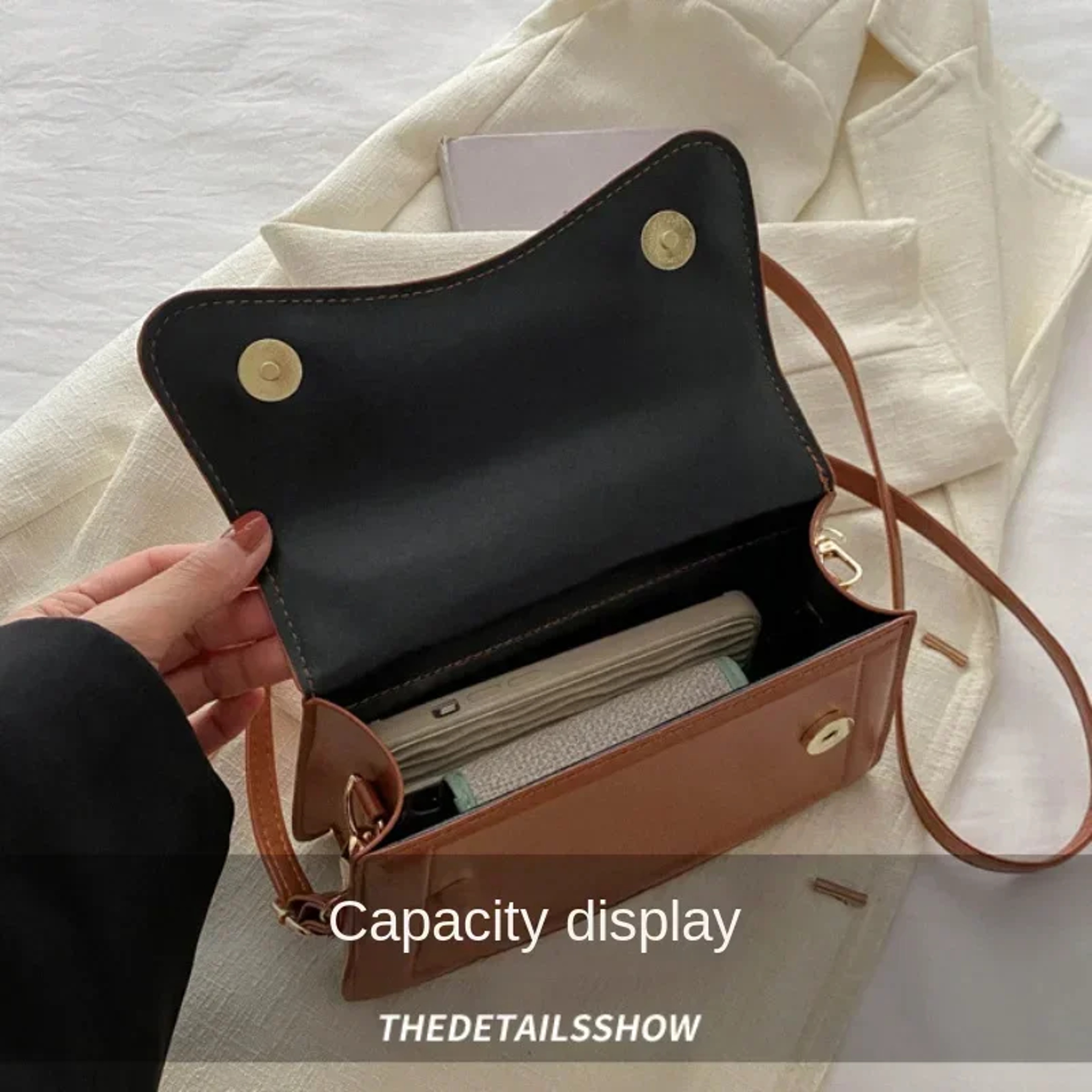 Elegance Chic Crossbody Bag and Vegan Leather Purse Small Tote for Women – view 5