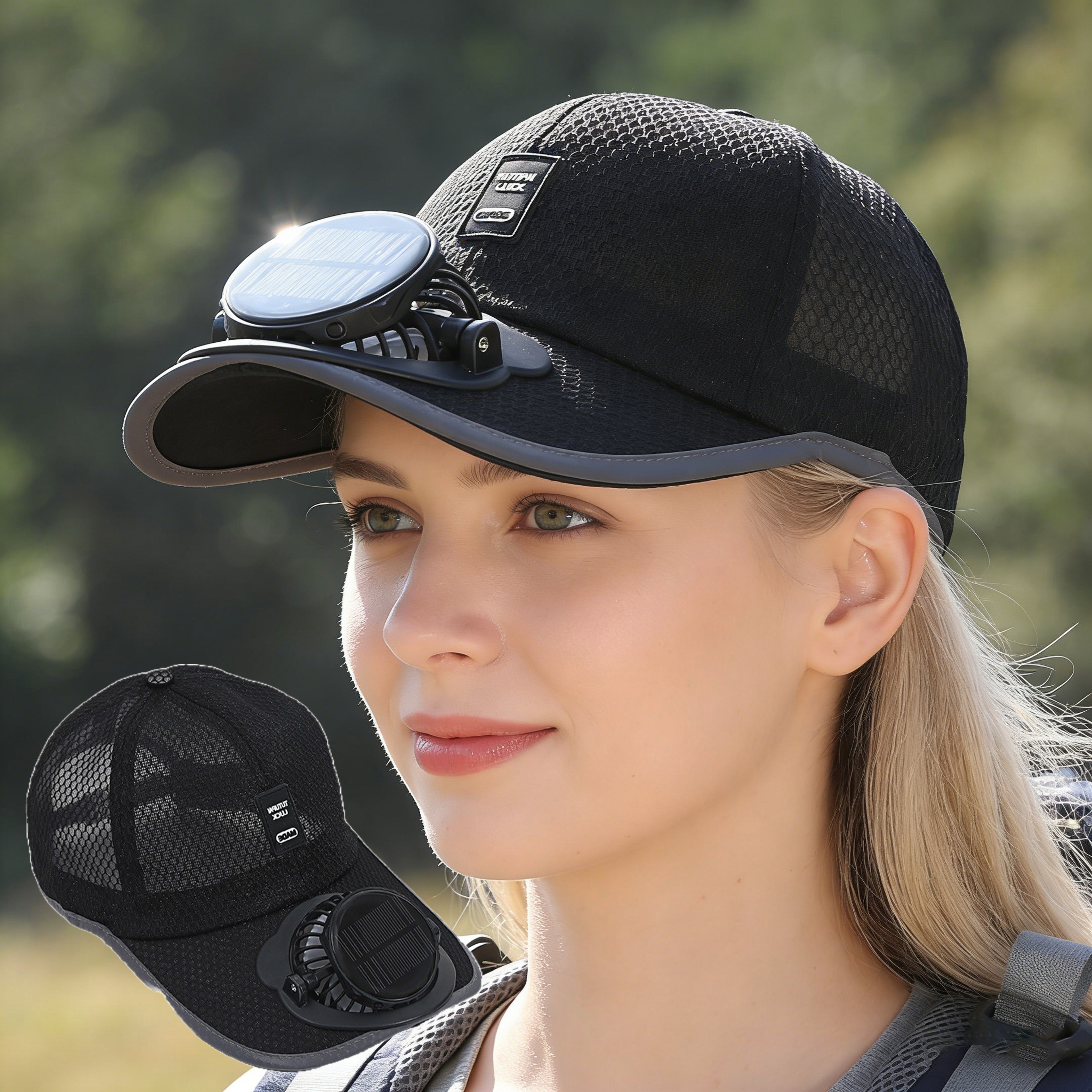 BreezeCap Solar Powered Fan Hat - UV Protection Cooling Baseball Cap for Outdoor Comfort – view 7