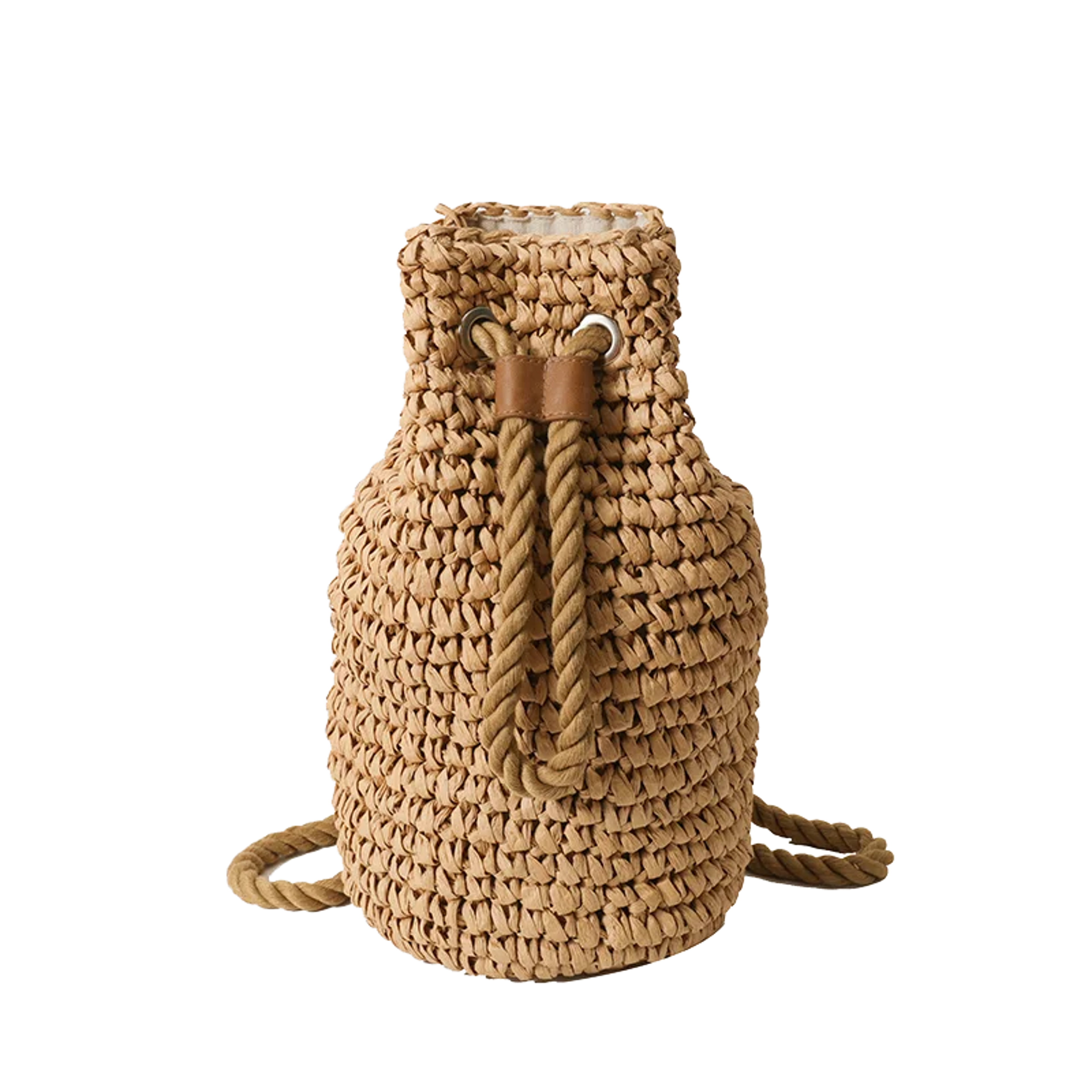 Summer Large Capacity Straw Backpack – view 6
