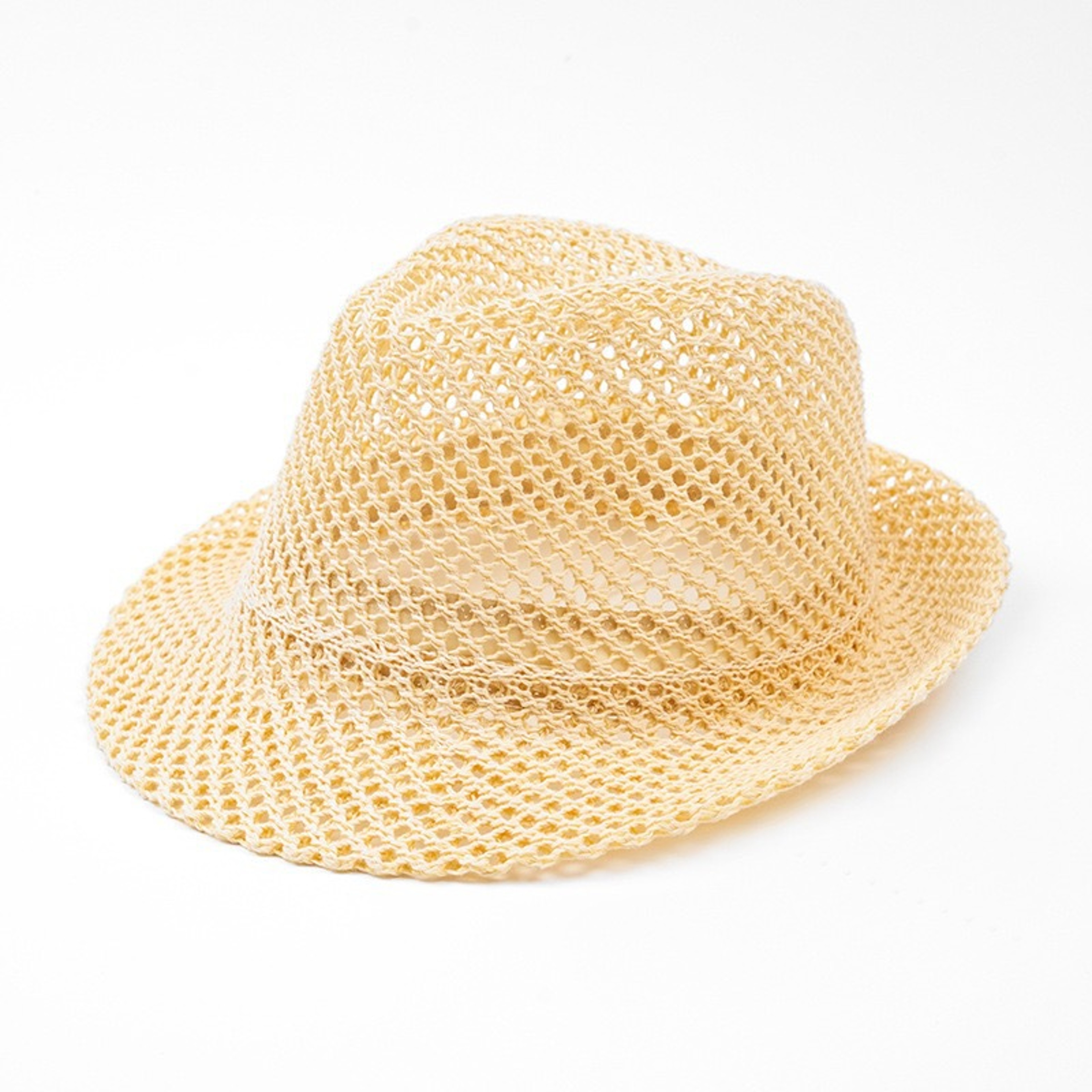 British Retro Breathable Straw Fedora – Men's Summer Sun Protection Jazz Hat – view 2