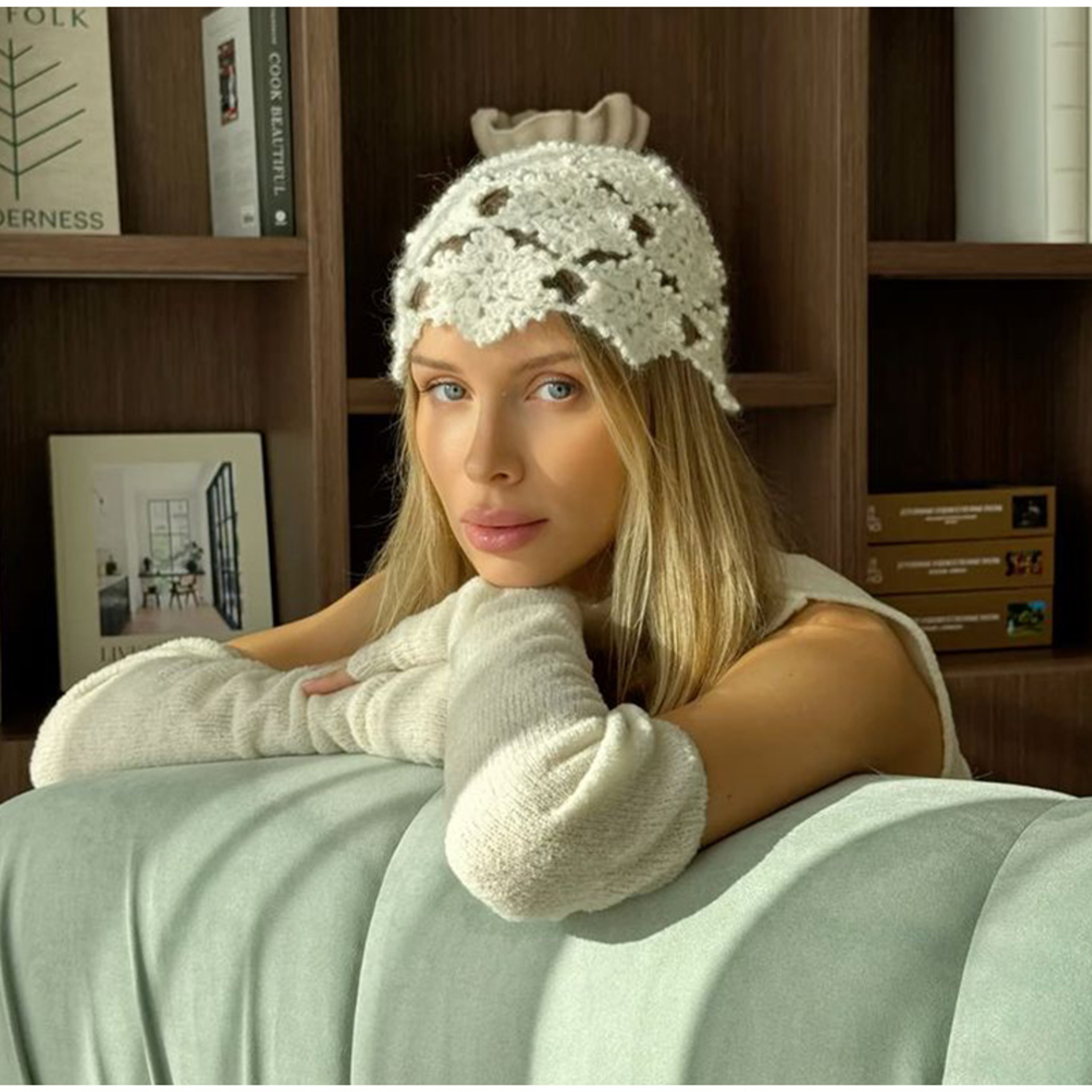 Handmade Crochet Beanie: Breathable Summer Hat & Boho Chic Slouchy Cap – view 1