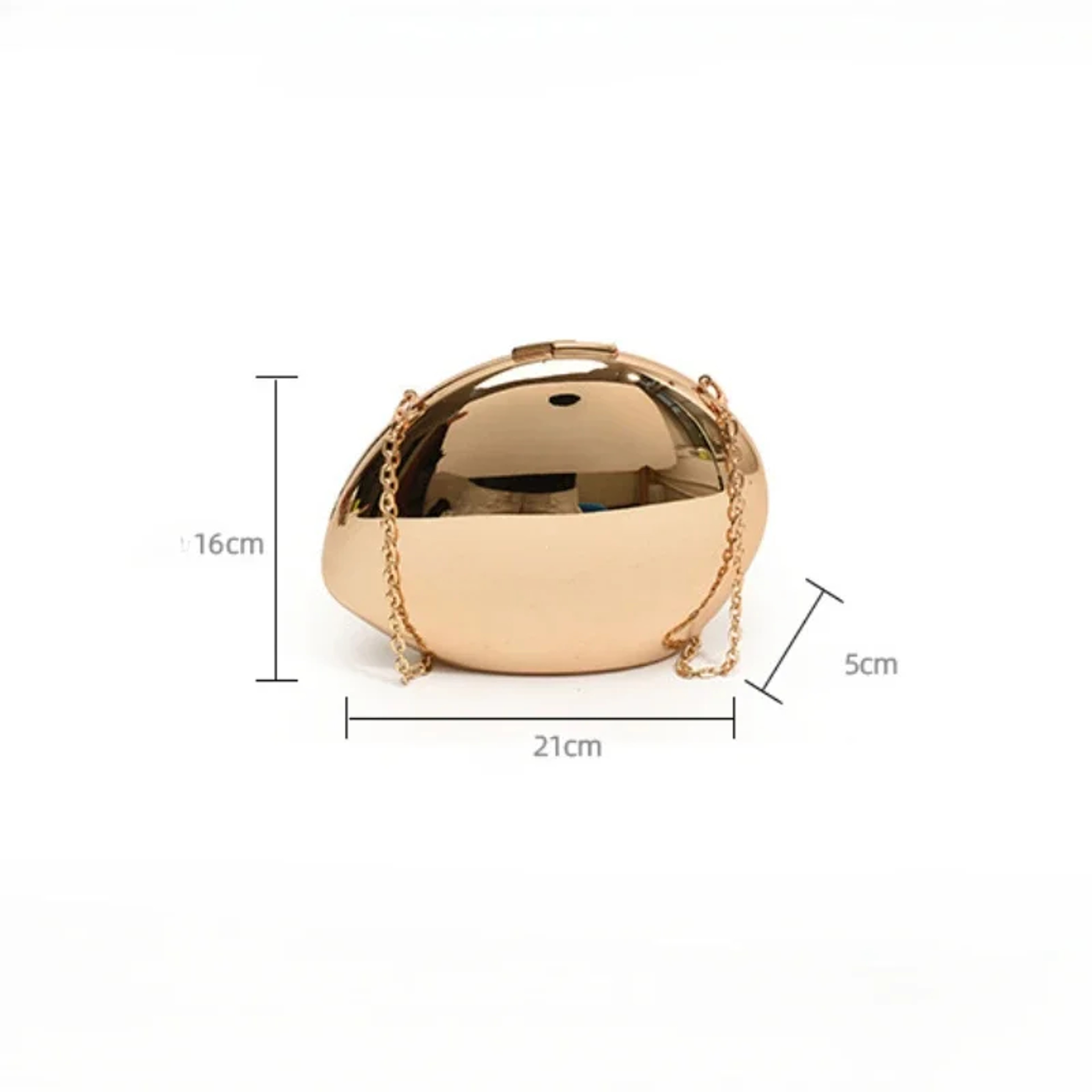 Elegant Acrylic Shell Clutch Bag: Luxury Designer Style Evening Party Purse – view 5