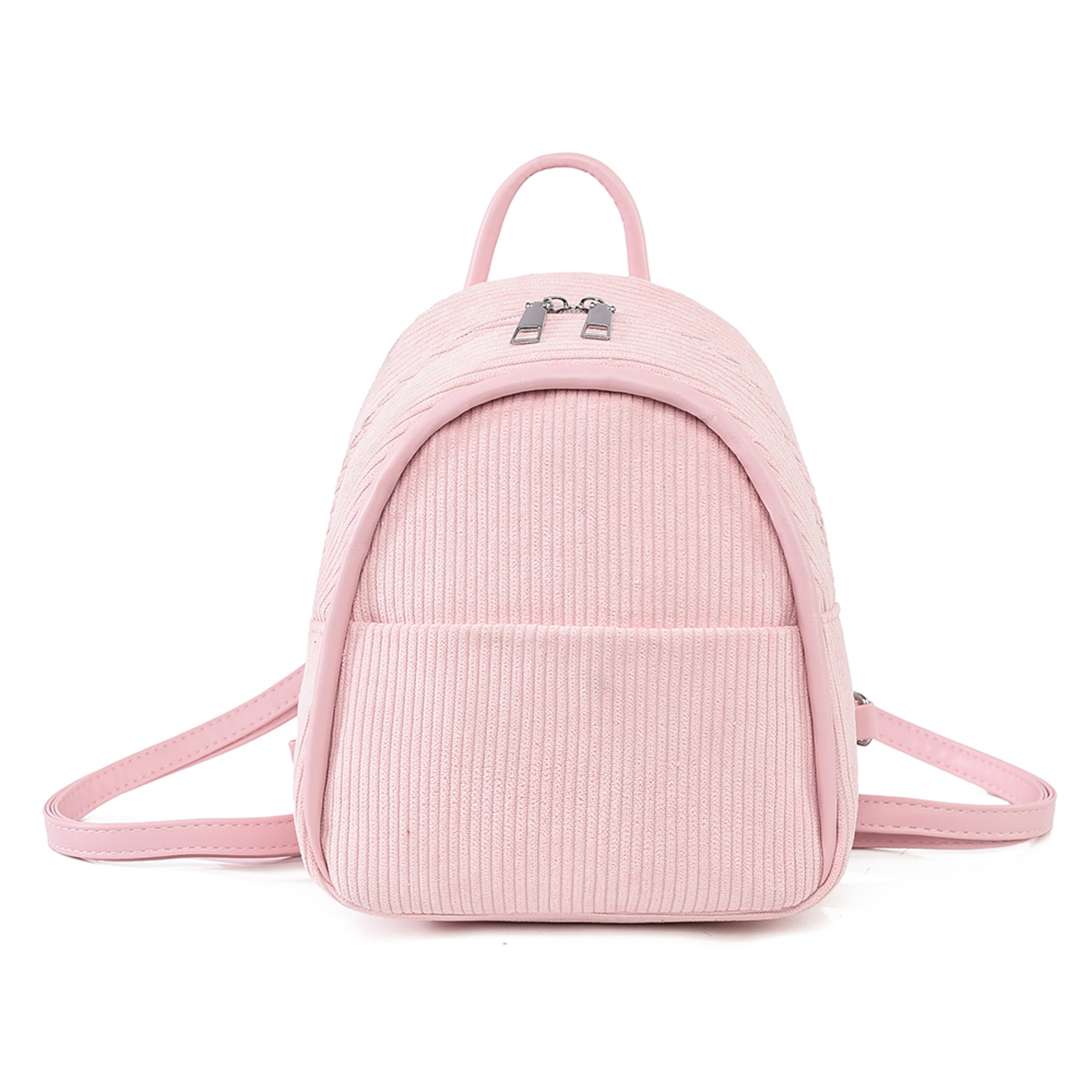 Soft Corduroy Large Capacity Backpack for School and Travel – view 7