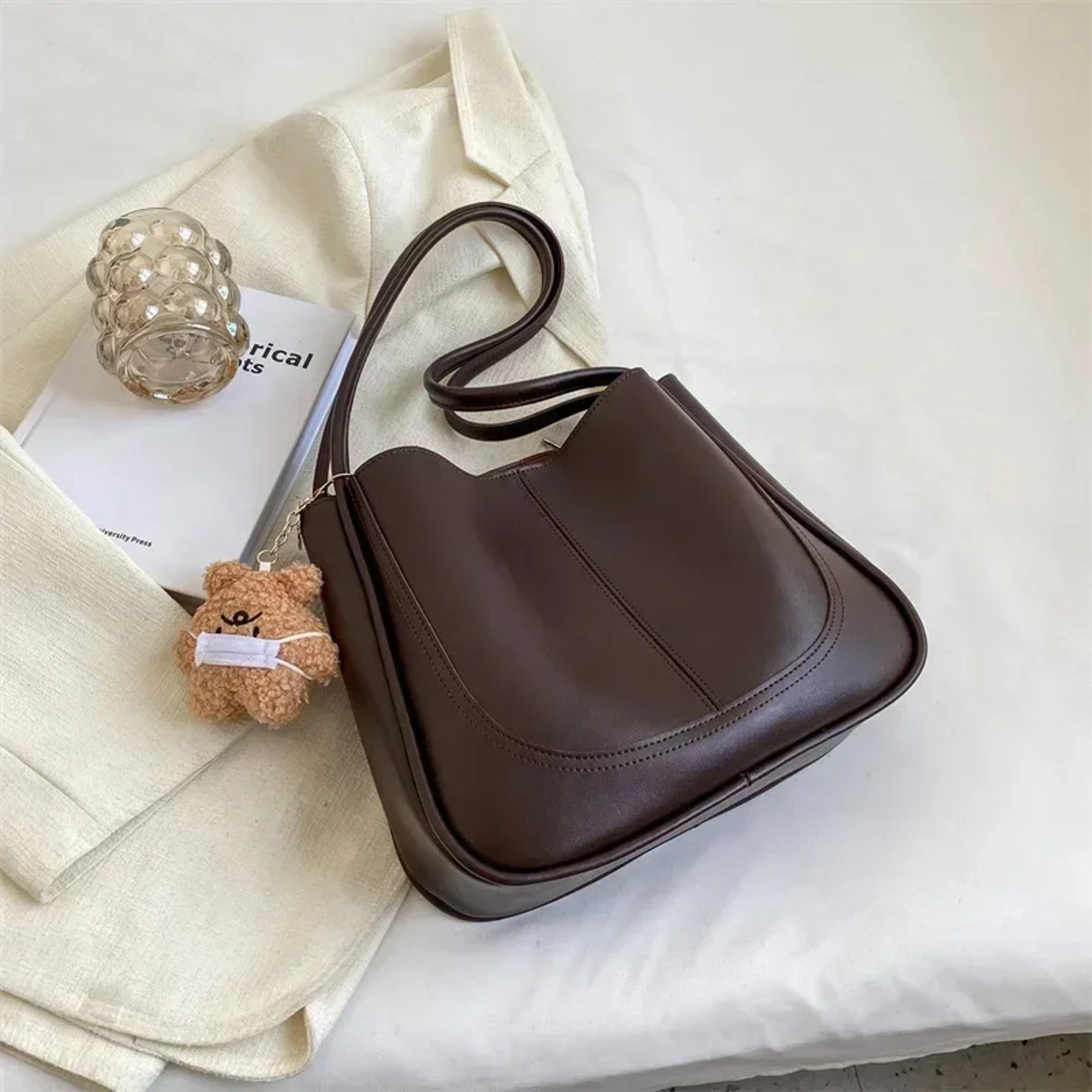 High End Textured Large Capacity Commuter Bag Stylish Womens Shoulder Handbag For Autumn And Winter 7