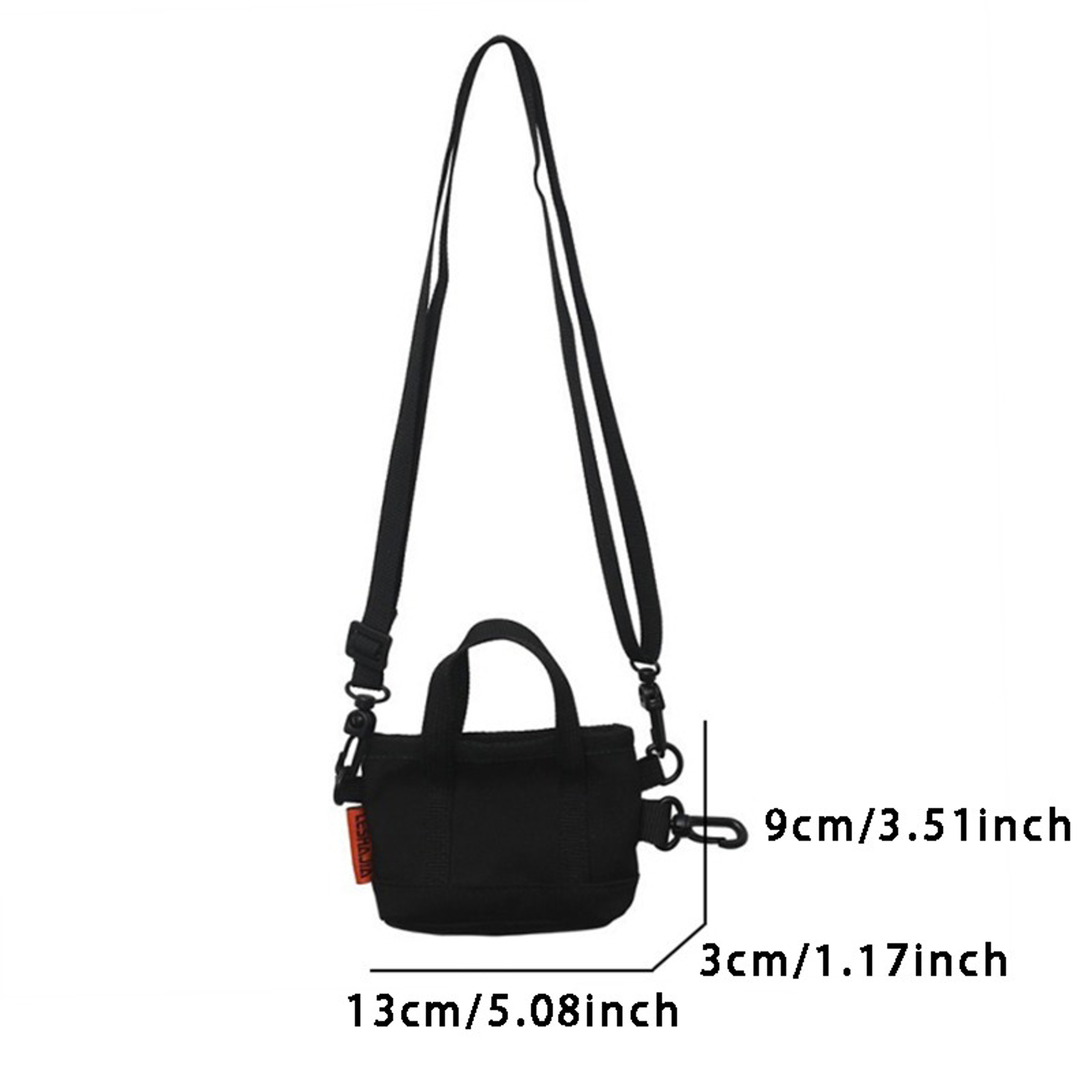 Retro Nylon Crossbody Messenger Bag for Outdoor Running and Daily Travel – view 7