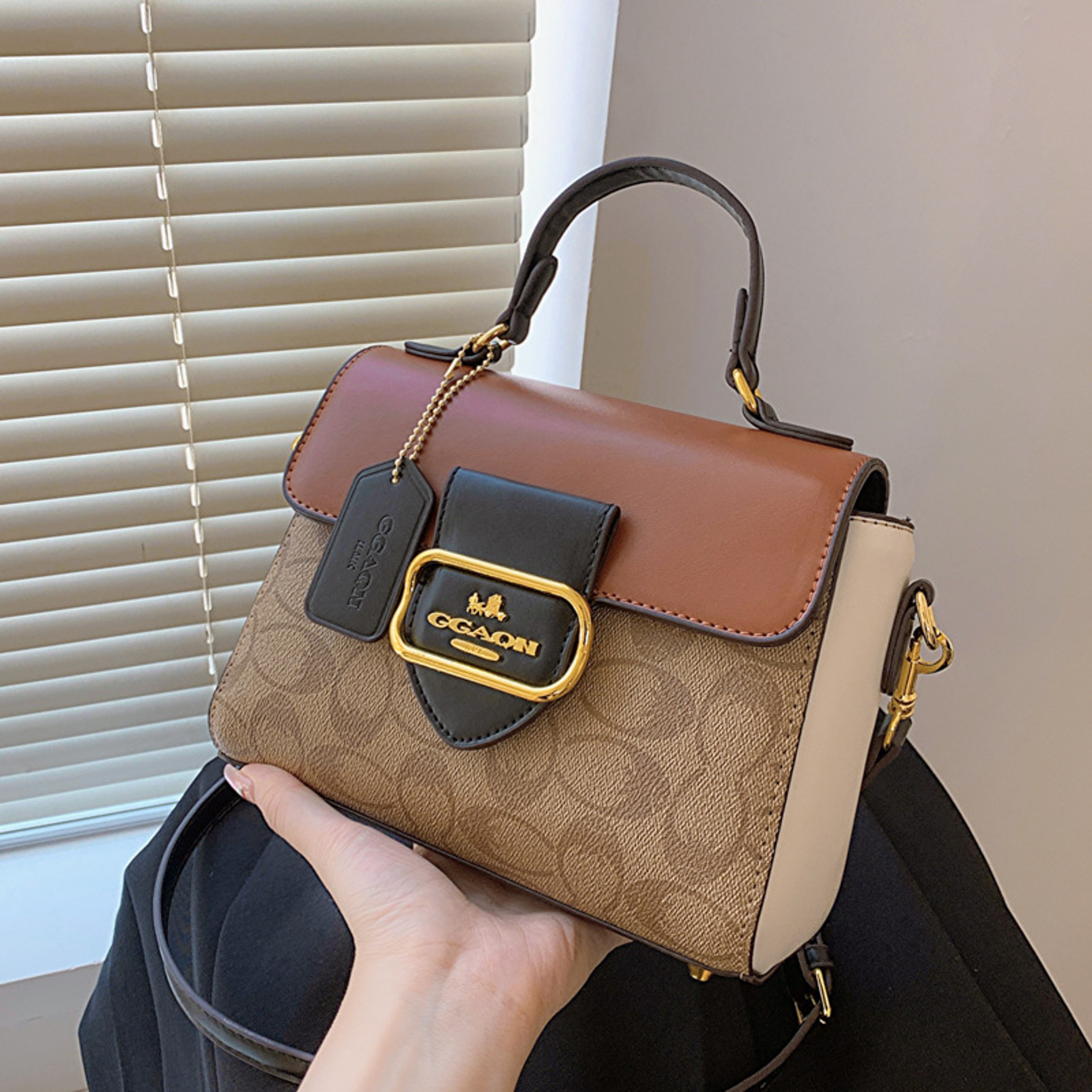 Retro Inspired High End Women Tote Bag and Stylish Crossbody Handbag – view 1