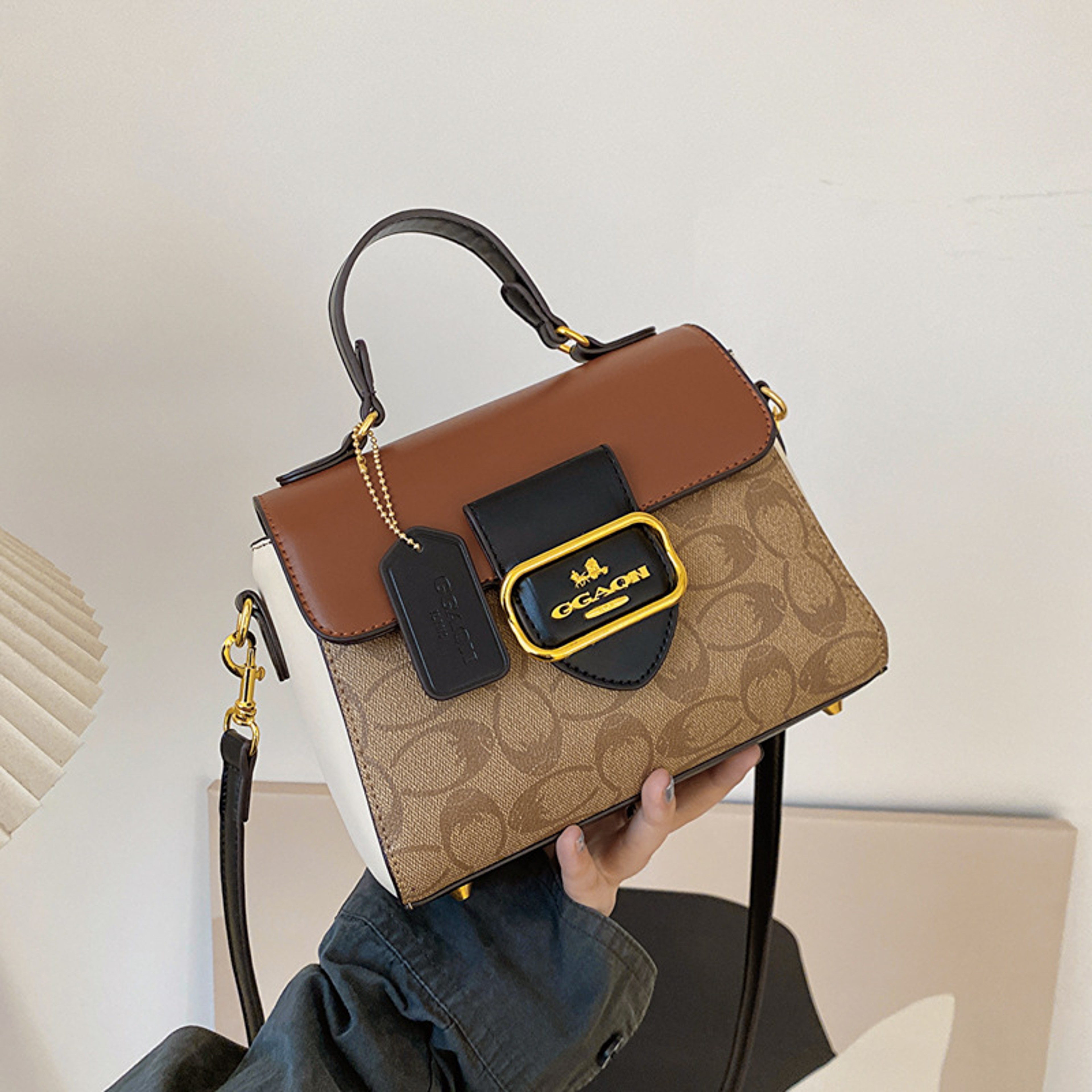 Retro Inspired High End Women Tote Bag and Stylish Crossbody Handbag – view 3