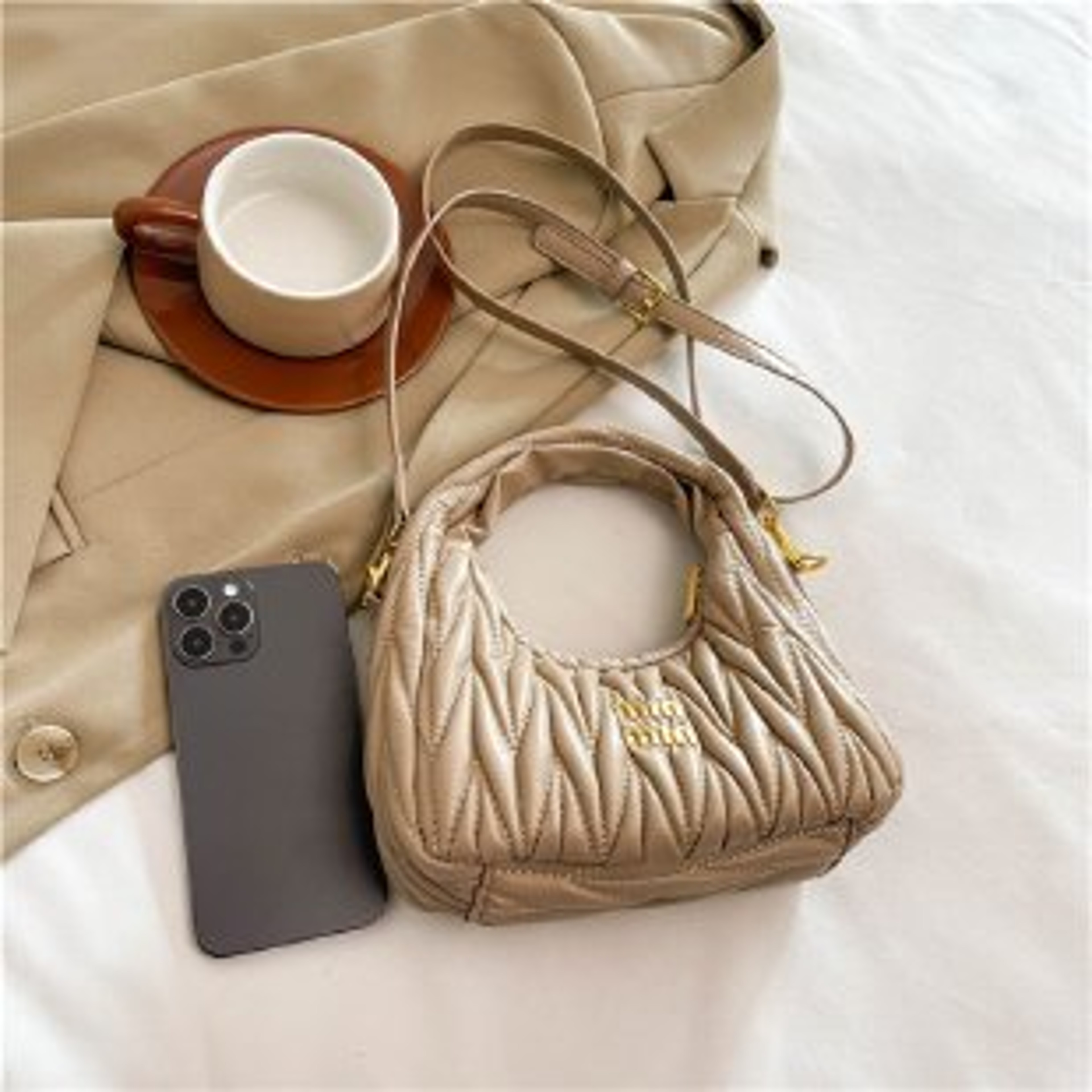 Vintage Luxury Leather Diaper Bag Stylish Designer Tote  Crossbody Messenger For Modern Moms 4