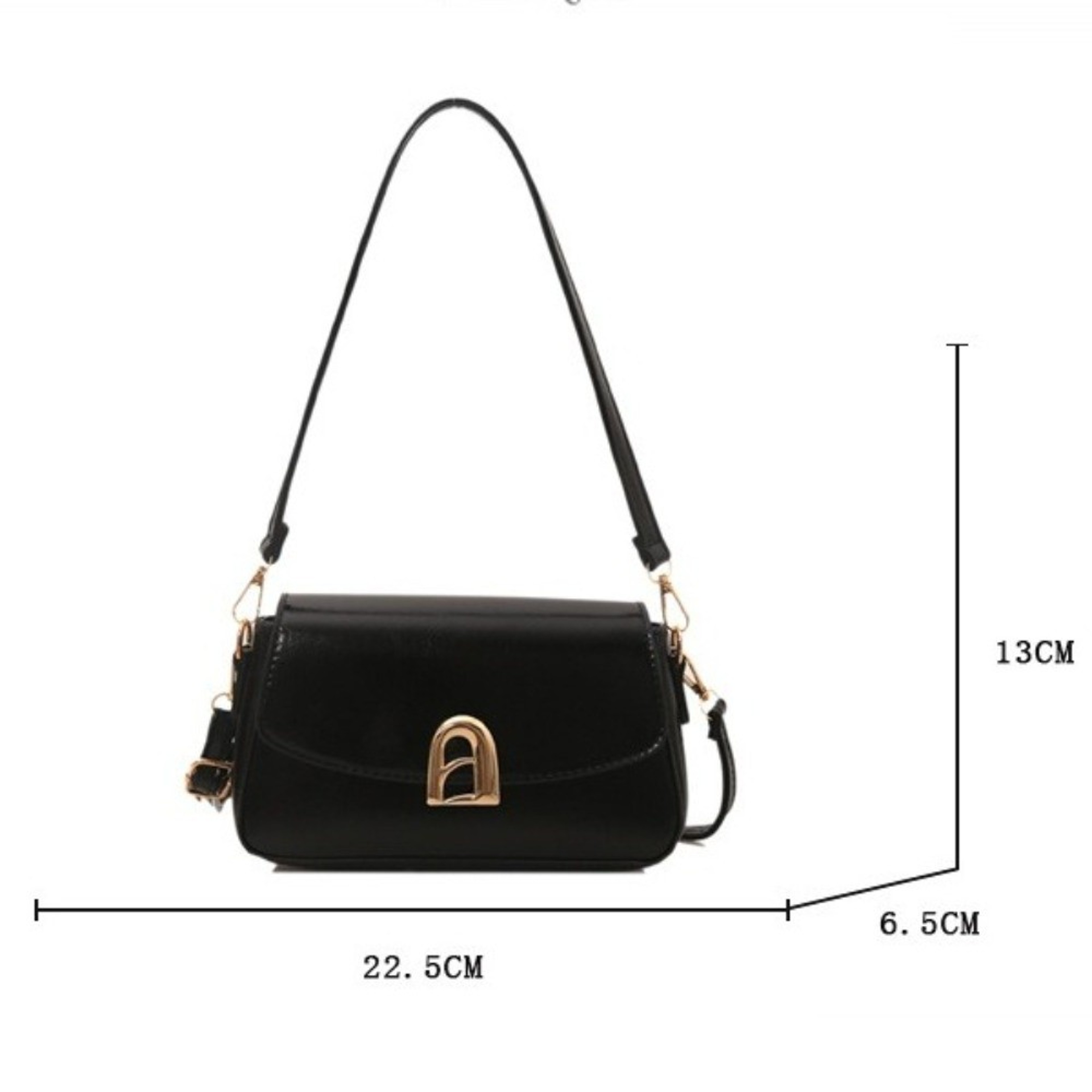Retro Minimalist PU Leather Square Crossbody Bag for Women – view 6