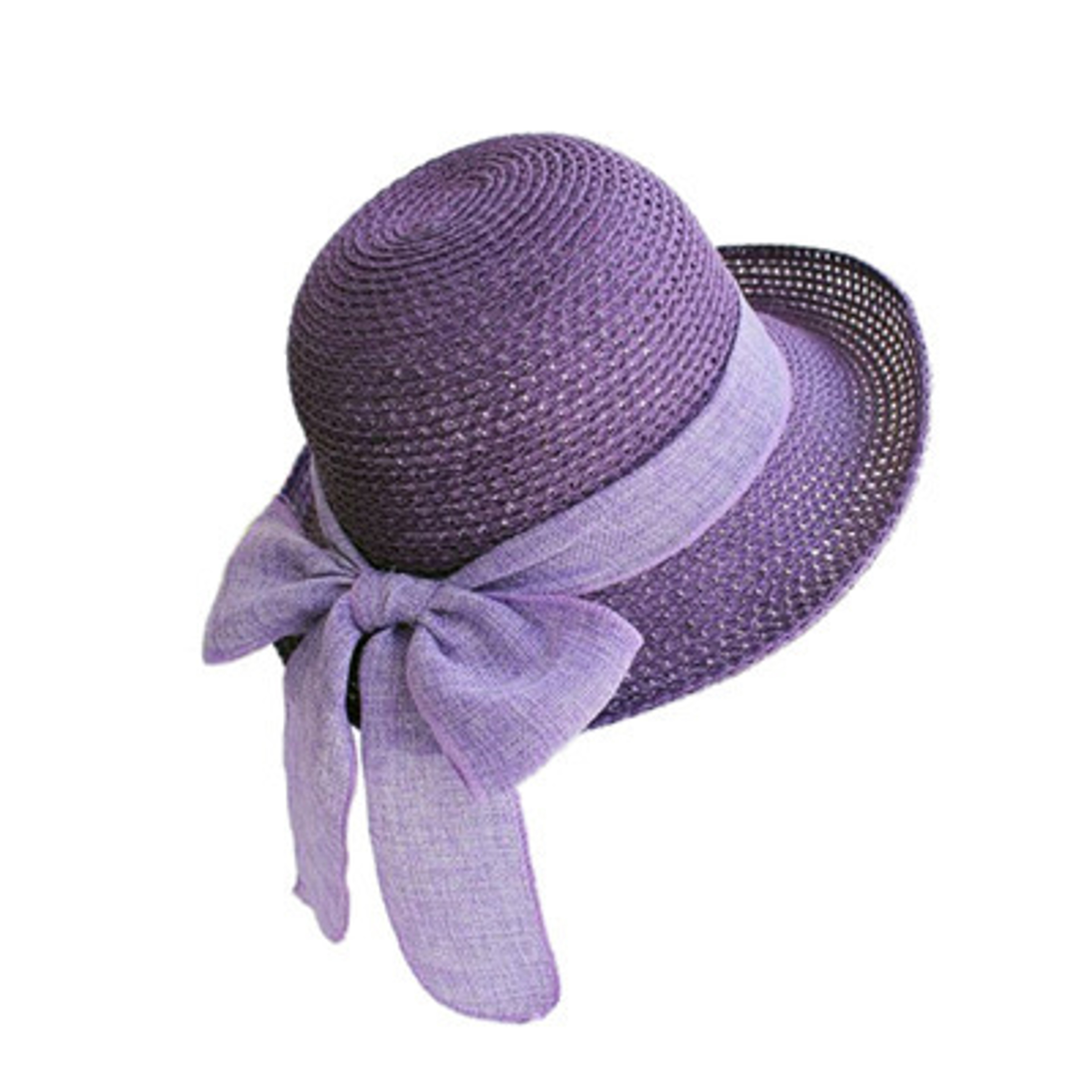 Korean Style Wide Brim Straw Hat – Versatile UV Protection Summer Beach Hat for Women – view 7