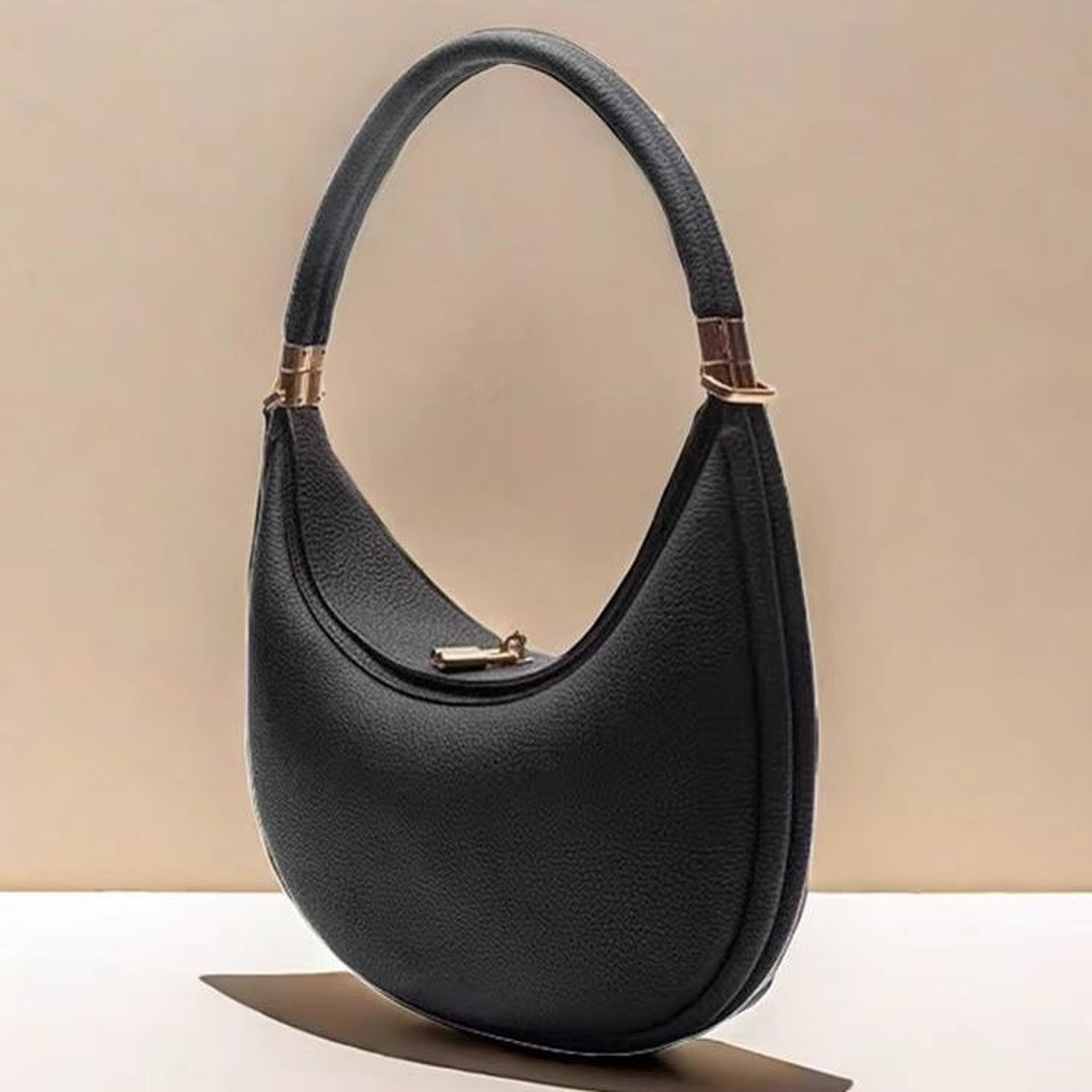 Modern Minimalist Crescent Shoulder Bag: Versatile Underarm Crossbody Purse for Women – view 7