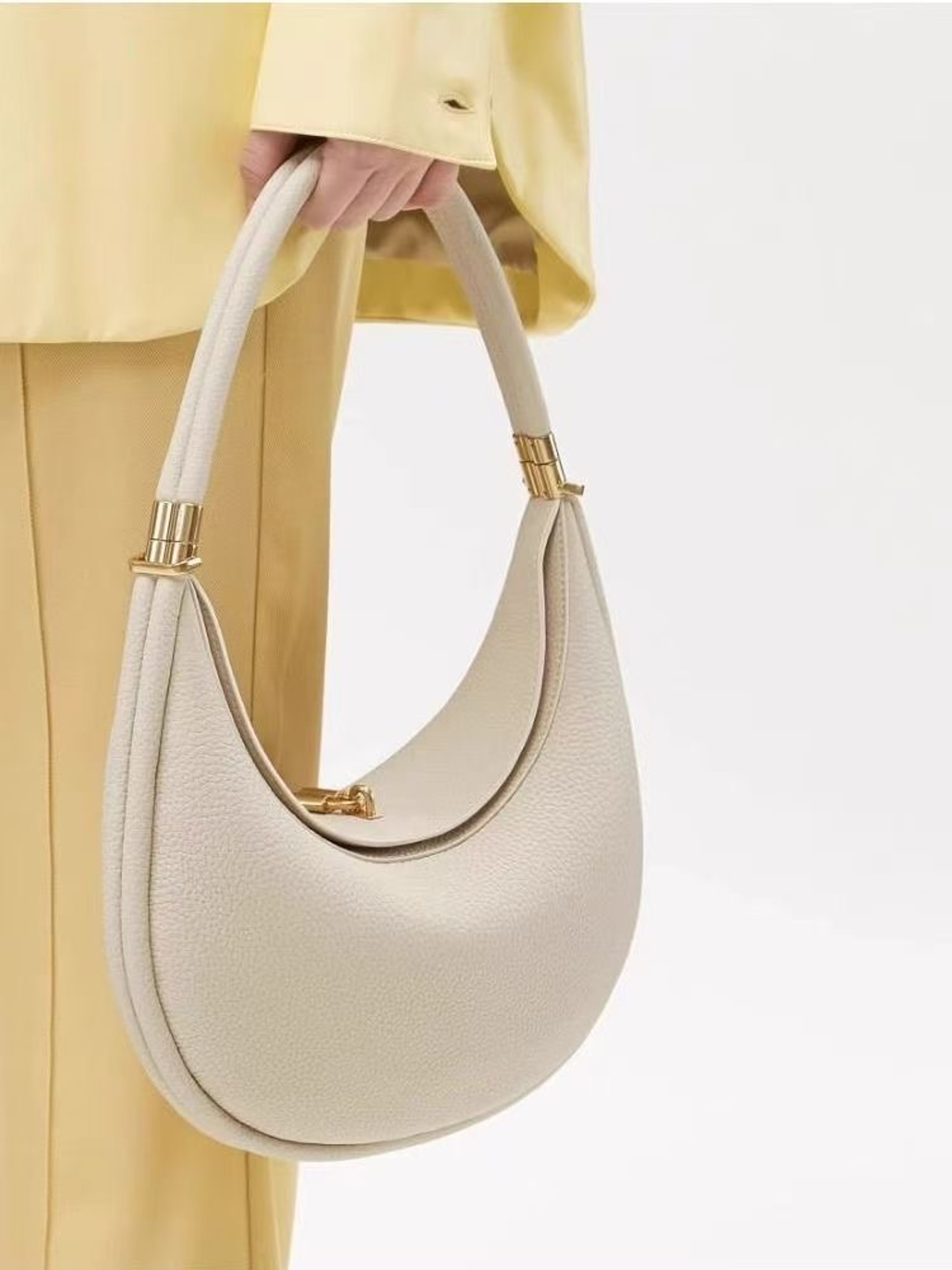 Modern Minimalist Crescent Shoulder Bag: Versatile Underarm Crossbody Purse for Women – view 6