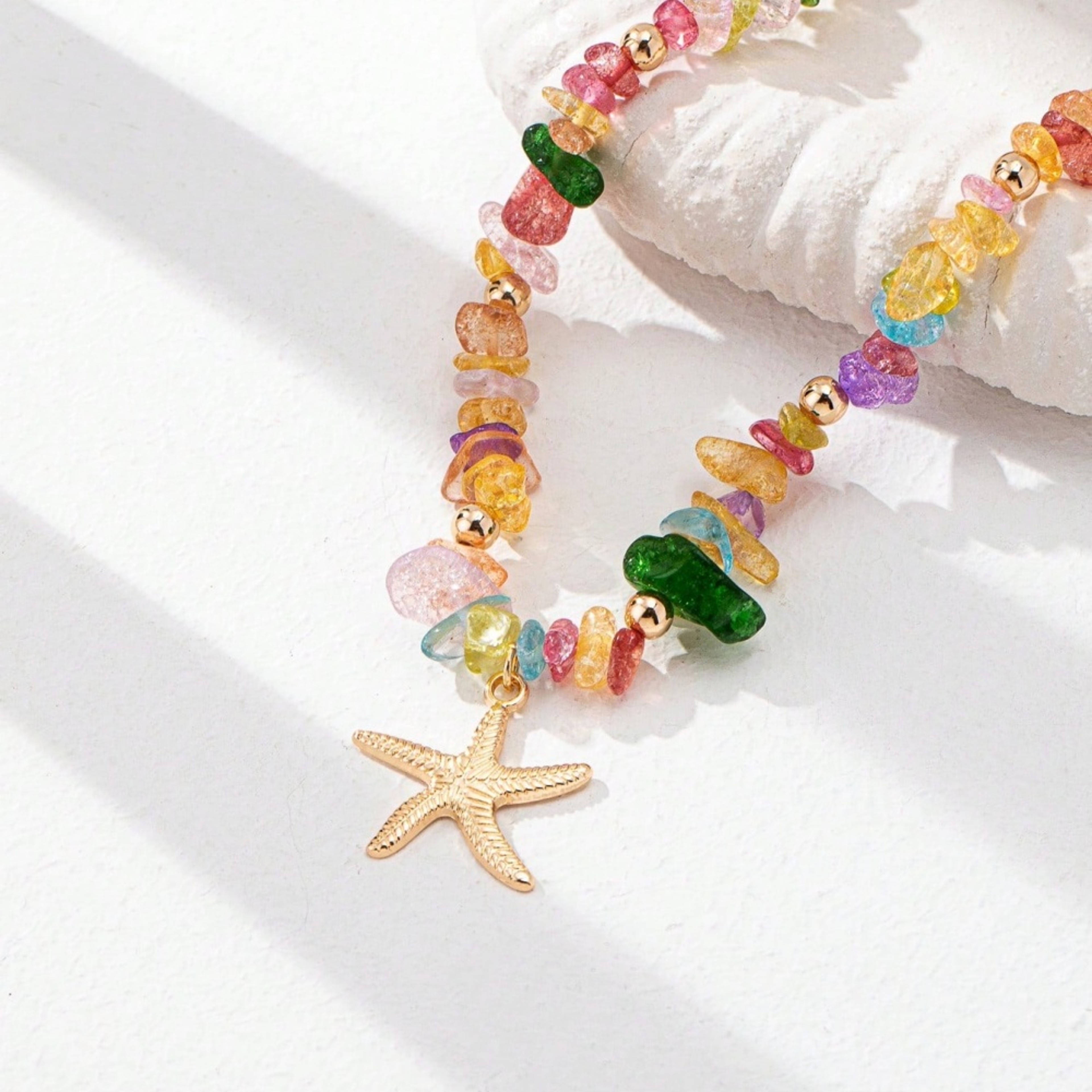 Boho Seashell Necklace for Women – Natural Ocean Inspired Summer Beach Jewelry with Adjustable Fit – view 11