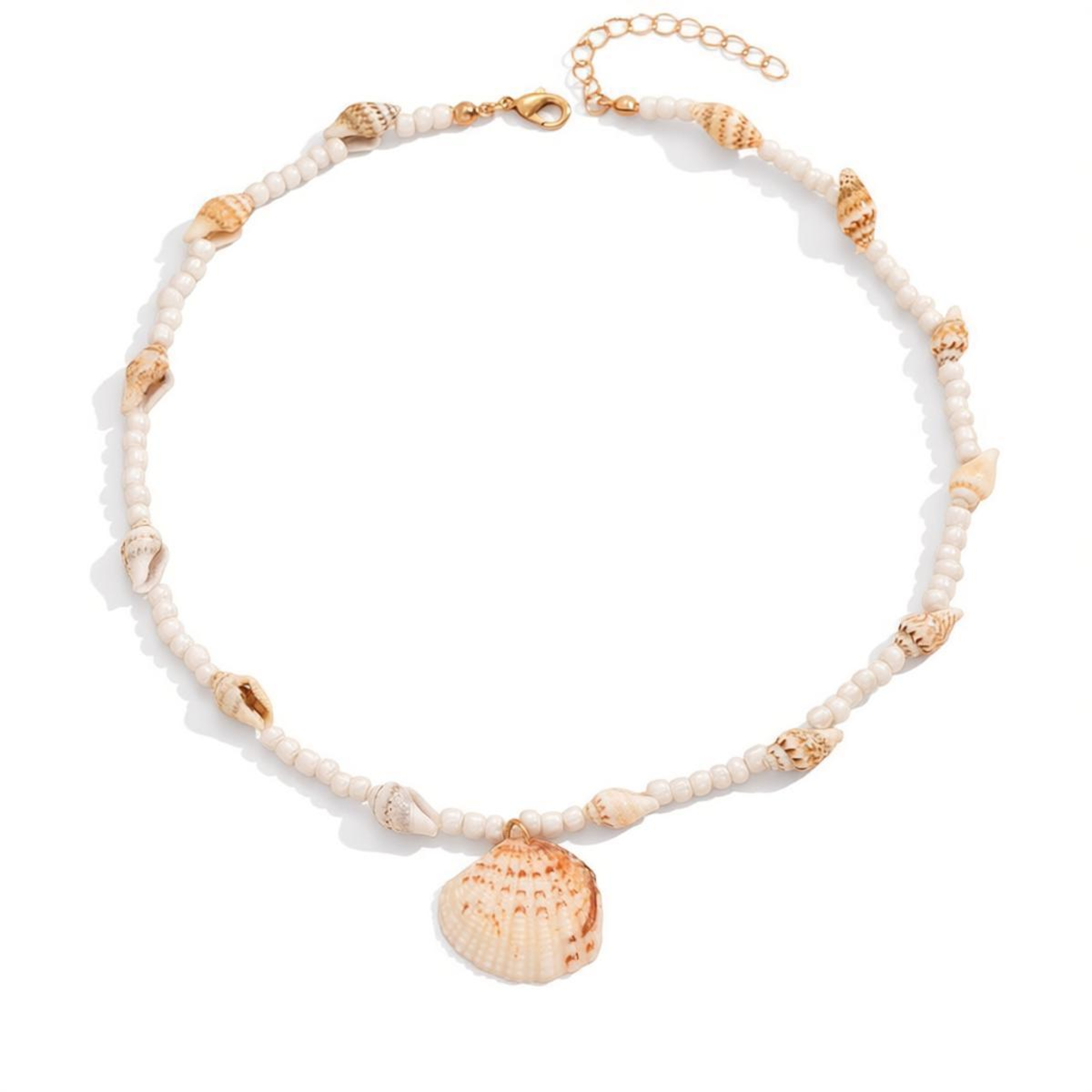 Boho Seashell Choker Necklace – Adjustable Summer Beach Jewelry for Women – view 5
