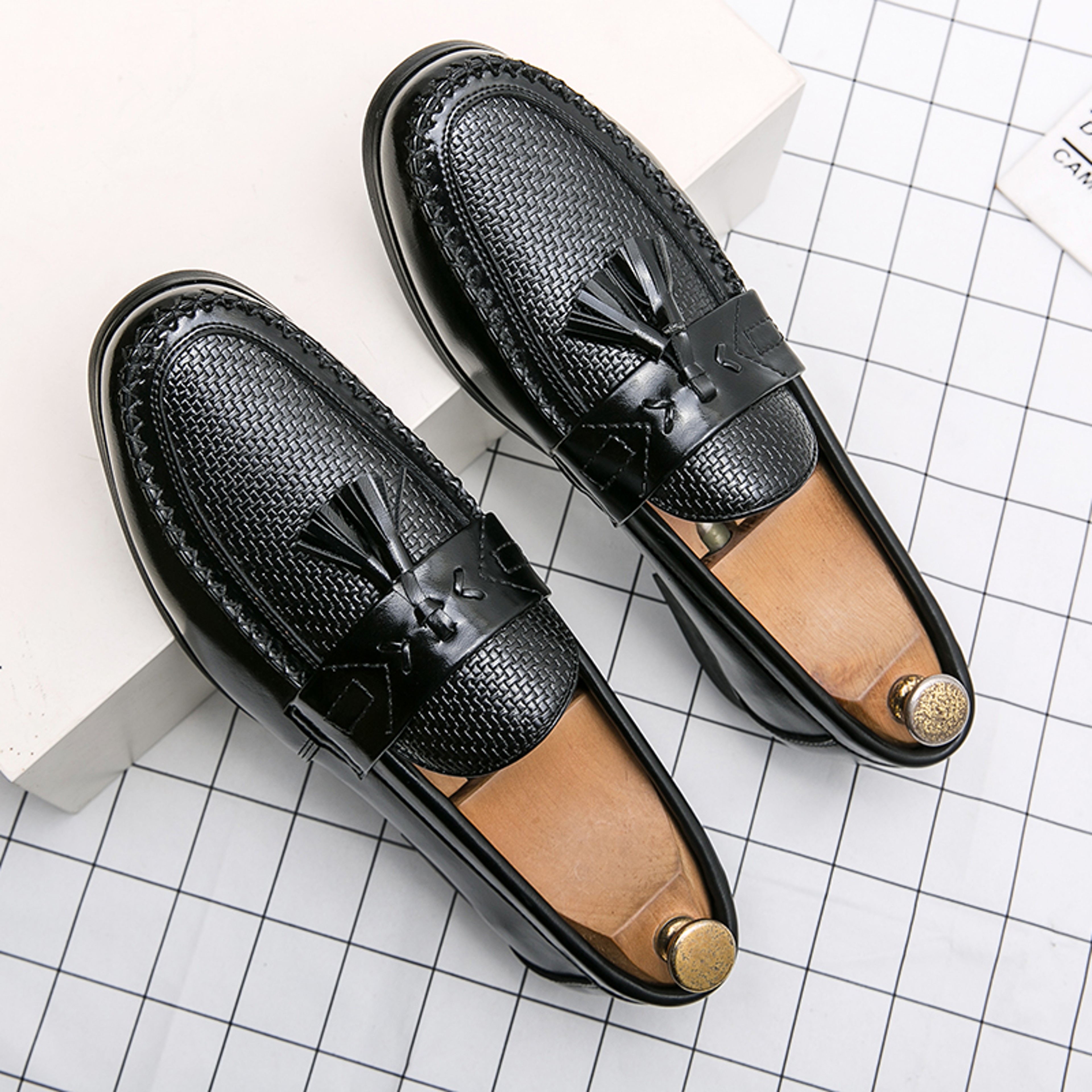 Premium Mens Tassel Loafers – Elegant Business Casual Leather Shoes for Weddings and Formal Events – view 8